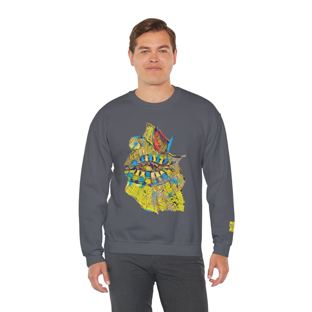 Hypnagogic (Neon) Unisex Heavy Blend™ Crewneck Sweatshirt