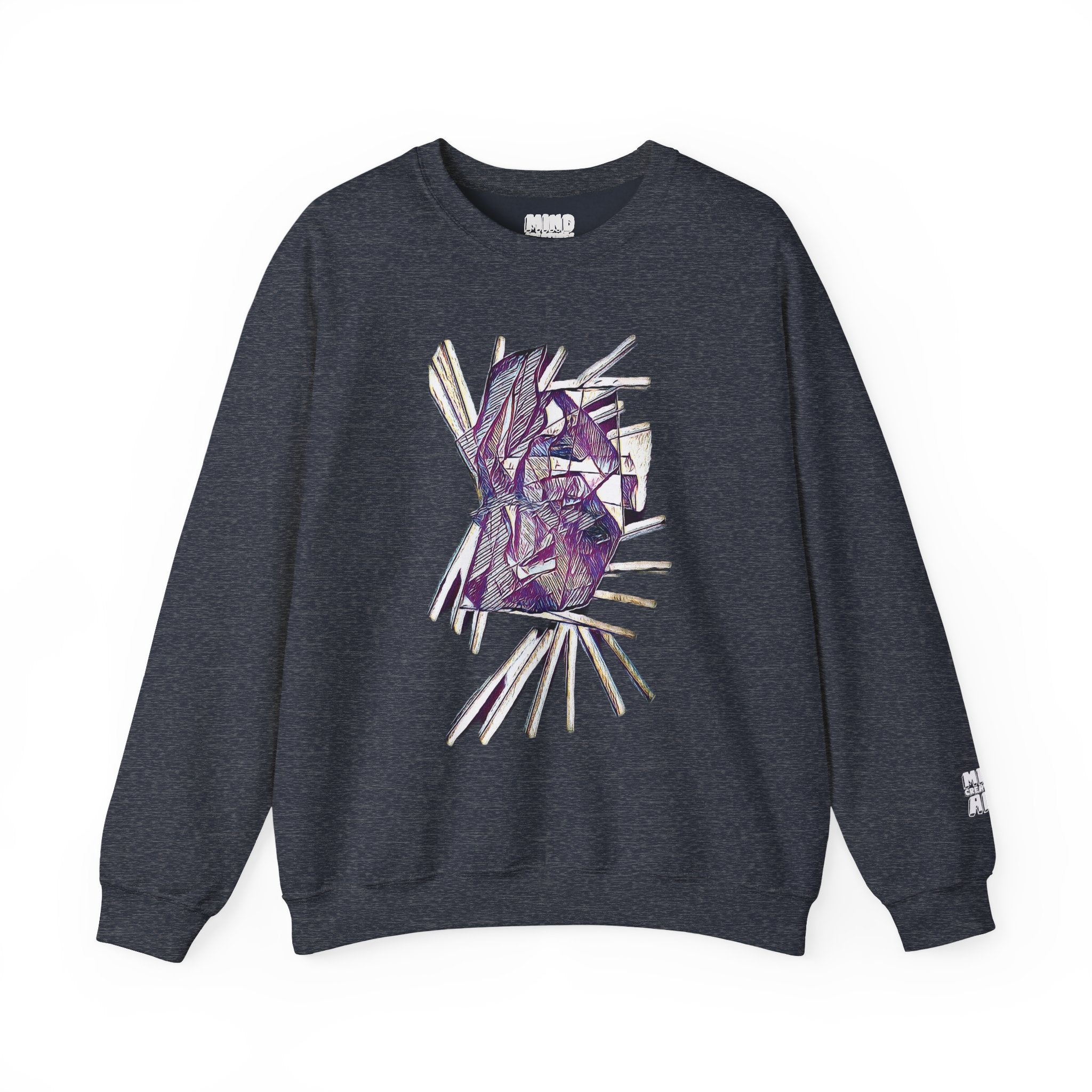 Lightspeed (Purple) Unisex Heavy Blend™ Crewneck Sweatshirt