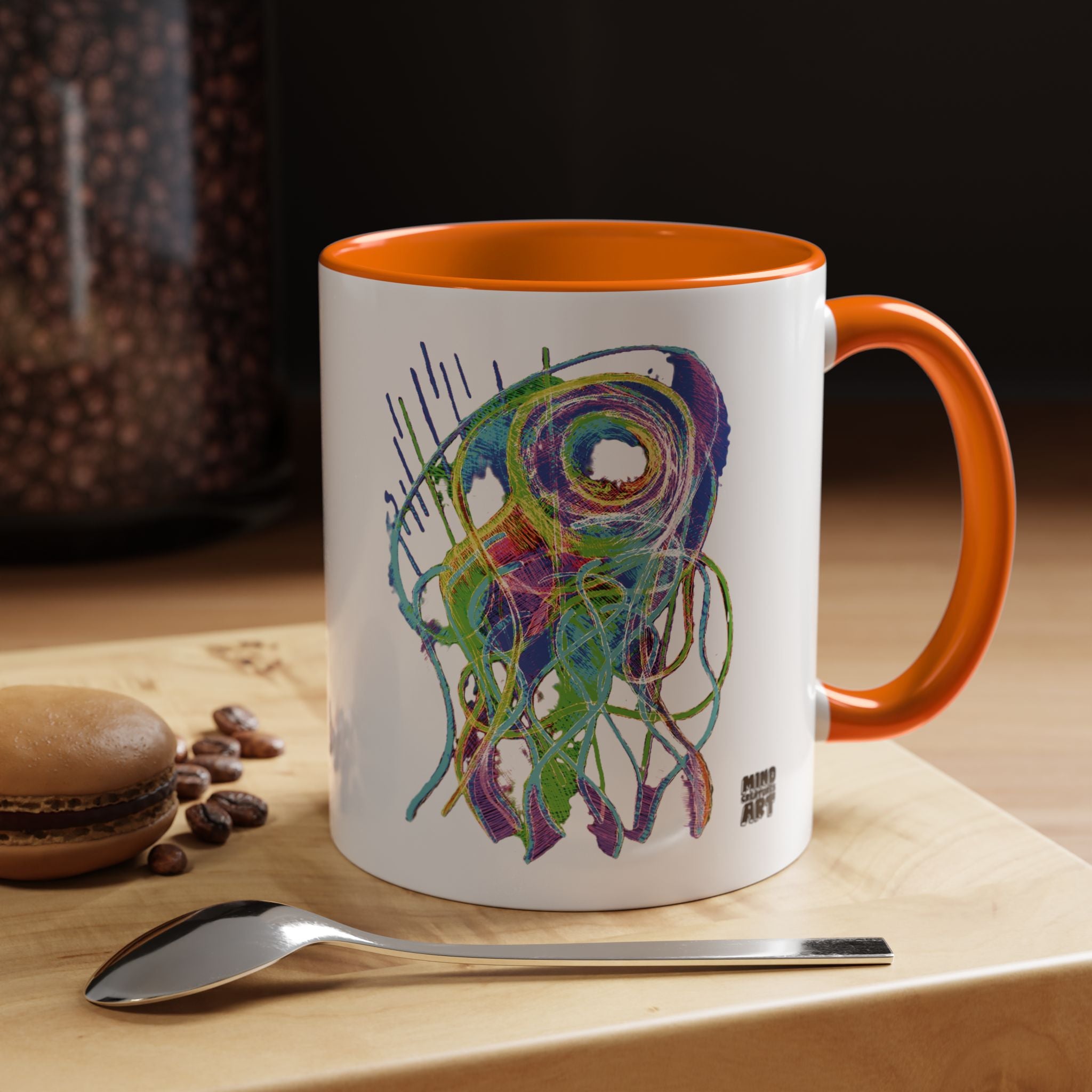 Jelly Jam (Neon) Accent Coffee Mug (11oz, 15oz)