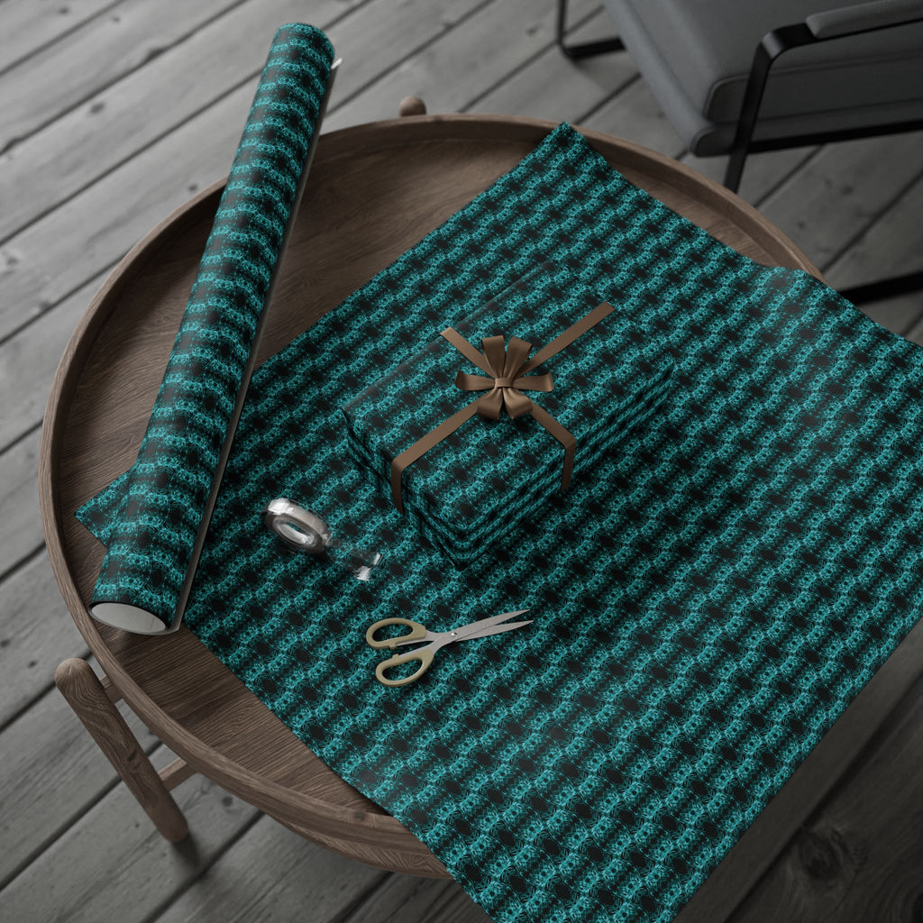 Link (Teal) Heavy Wrapping Paper