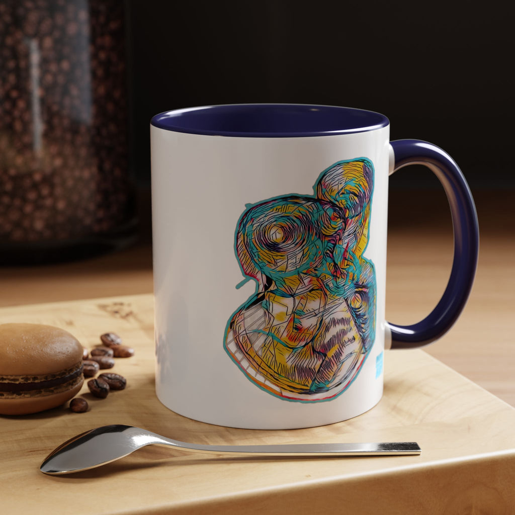 Curiosity (Teal) Accent Coffee Mug (11oz, 15oz)