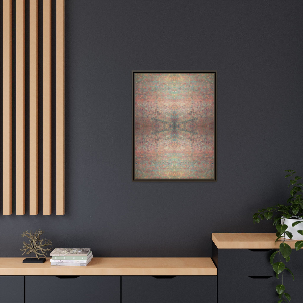 Hourglass Matte Canvas, Framed