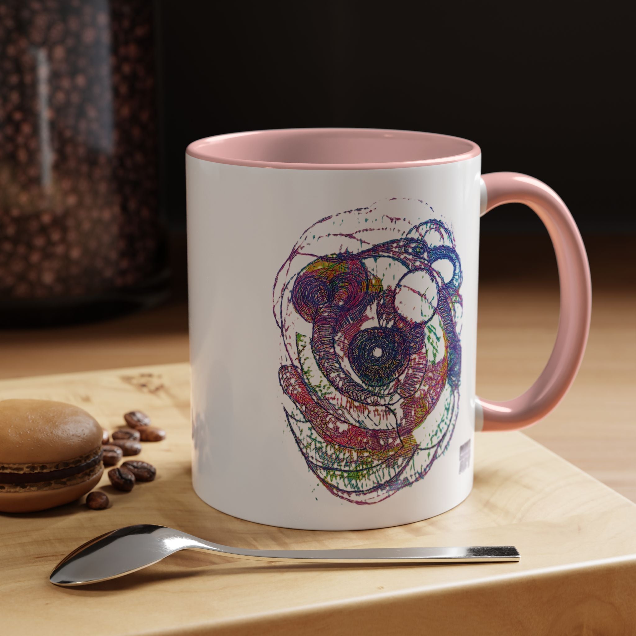Spiraling Accent Coffee Mug (11oz, 15oz)