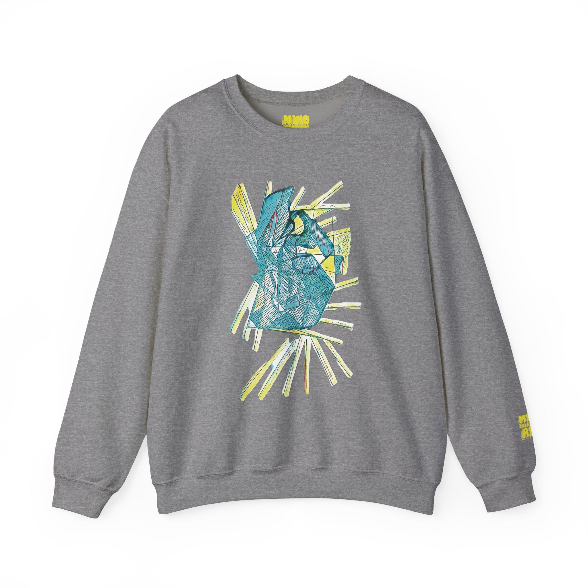 Lightspeed (Aqua) Unisex Heavy Blend™ Crewneck Sweatshirt