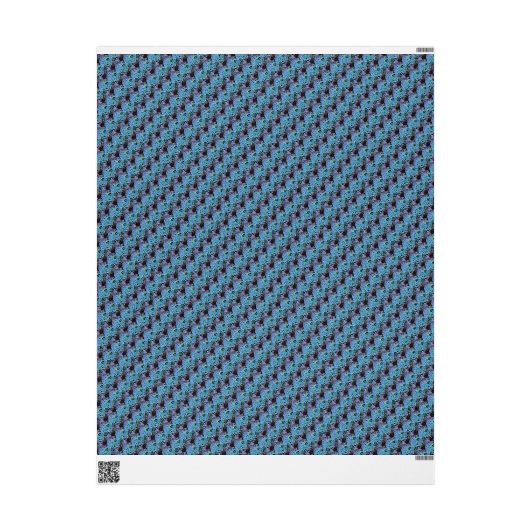 Party Monster (Black Background) Heavy Wrapping Paper