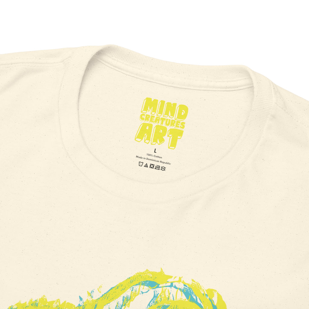 Exploration (Blur, Yellow & Blue) Unisex Heavy Cotton Tee