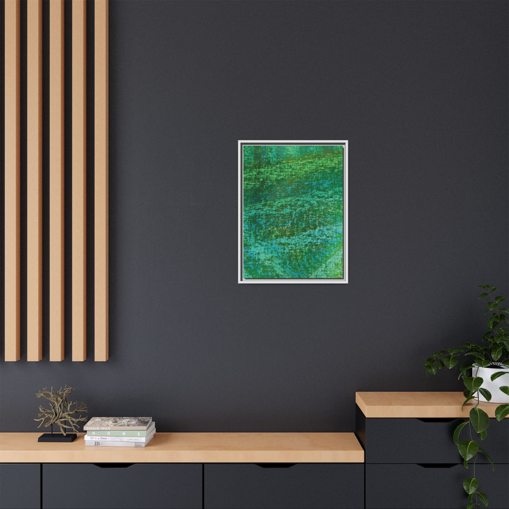Lagoon (V2) Matte Canvas, Framed