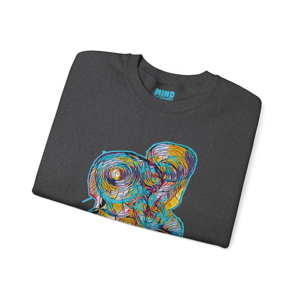 Curiosity (Aqua) Unisex Heavy Blend™ Crewneck Sweatshirt