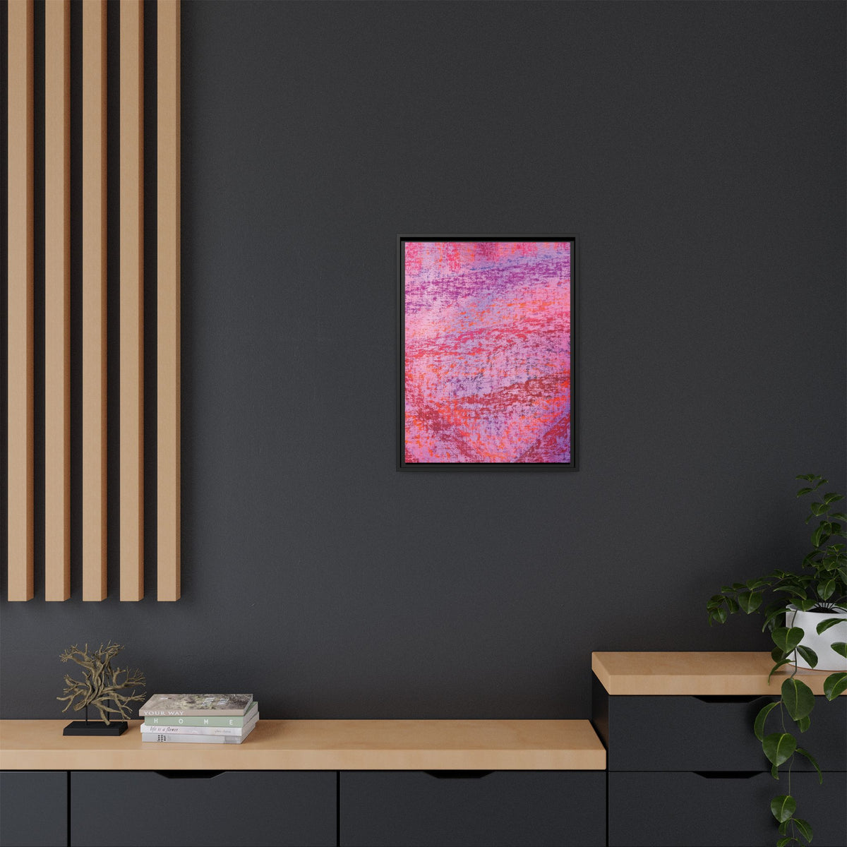 Lagoon (V4) Matte Canvas, Framed