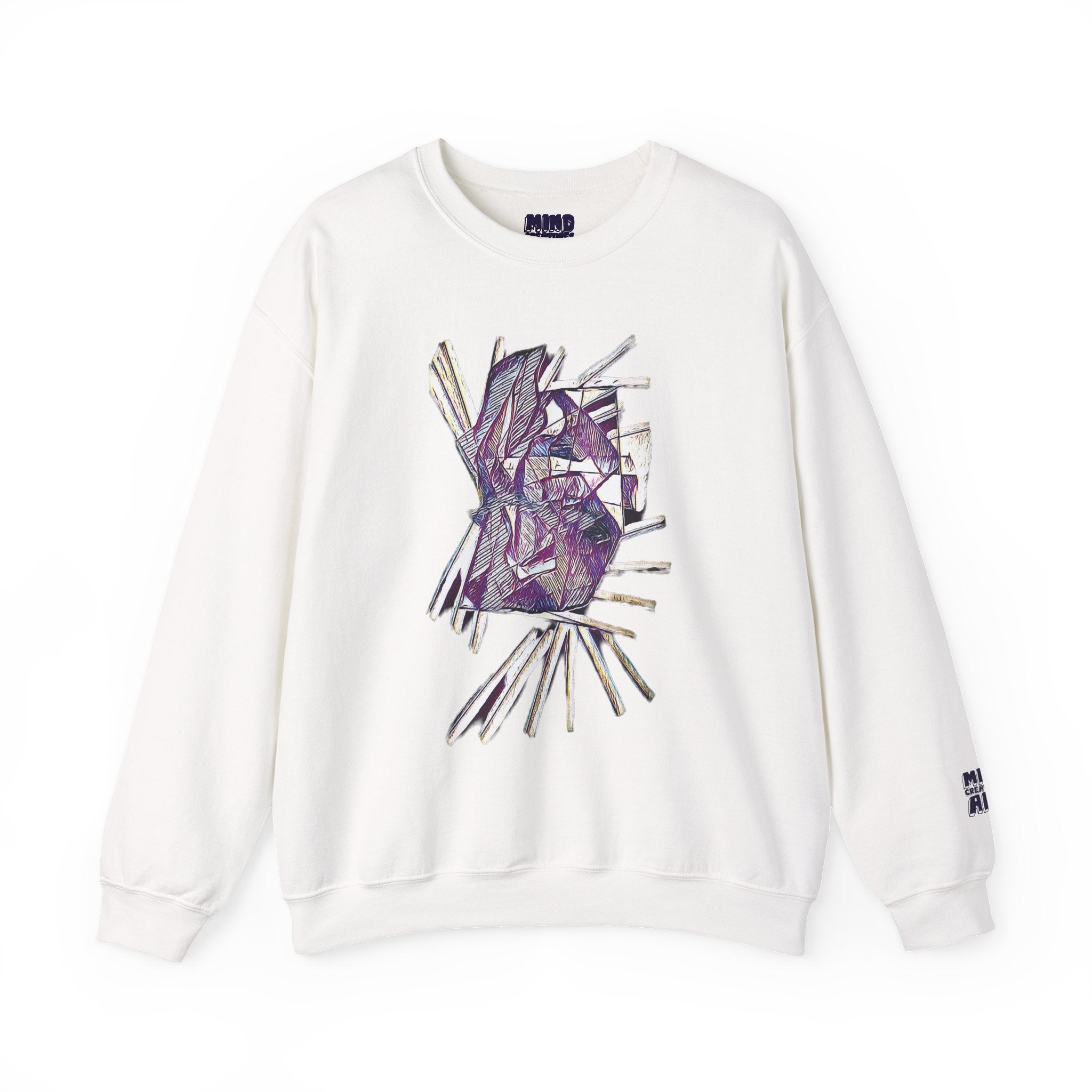 Lightspeed (Purple) Unisex Heavy Blend™ Crewneck Sweatshirt