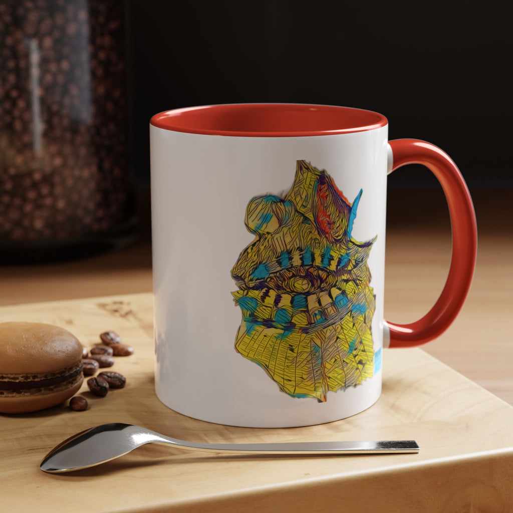 Hypnagogic (Neon) Accent Coffee Mug (11oz, 15oz)