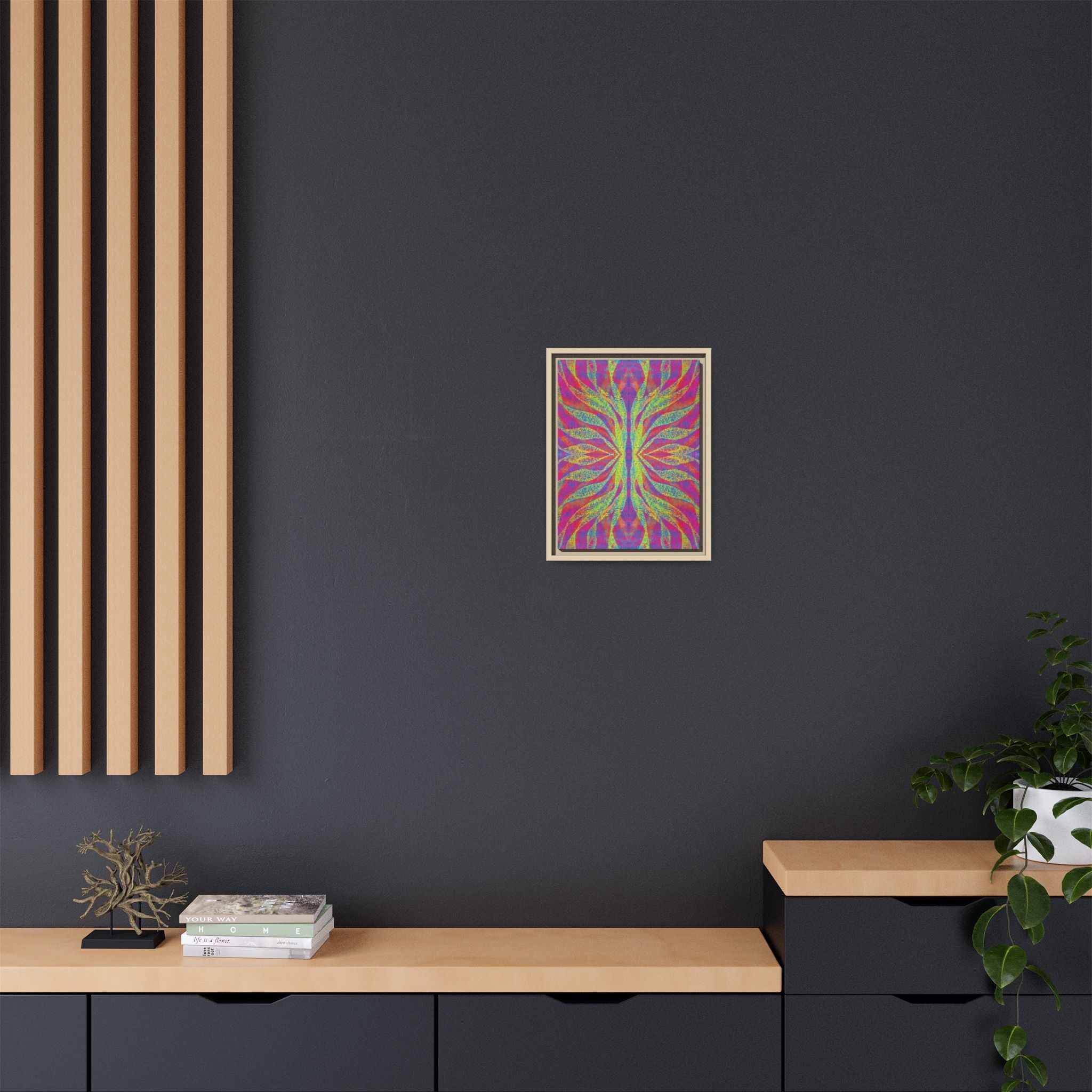 Wave Matte Canvas, Framed