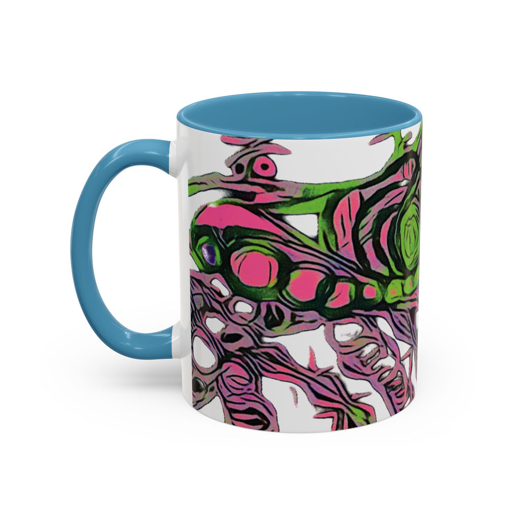 Vessel (Neon) Accent Coffee Mug (11oz, 15oz)