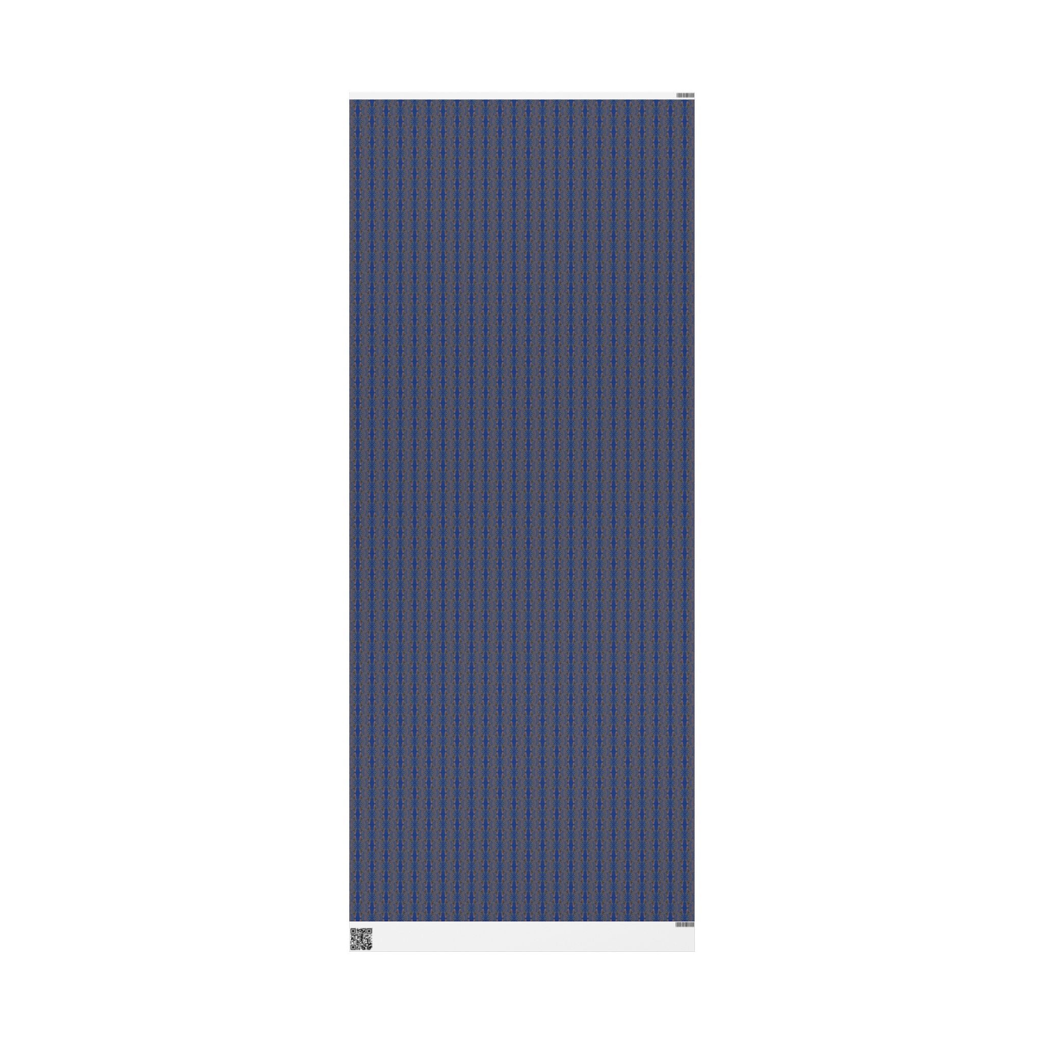 Vessel (Neon, Mirror, Blue Background) Heavy Wrapping Paper