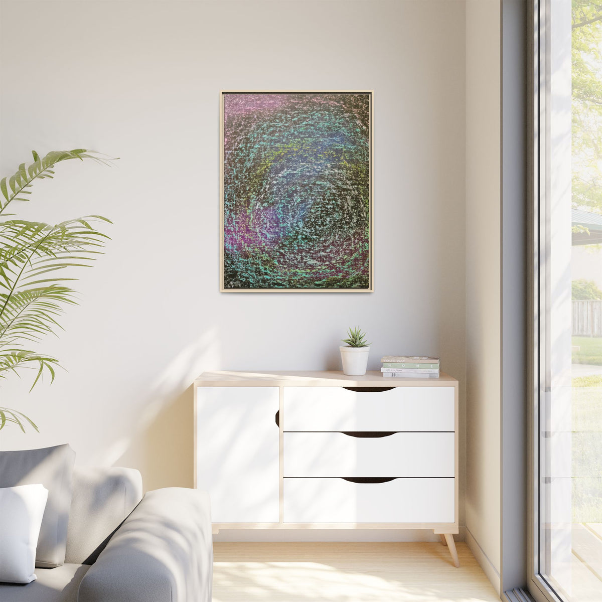 Spark Matte Canvas, Framed