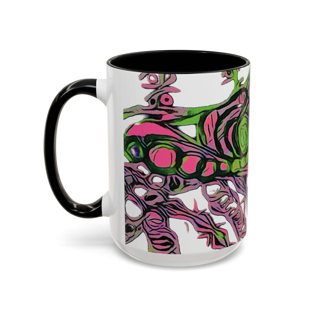 Vessel (Neon) Accent Coffee Mug (11oz, 15oz)