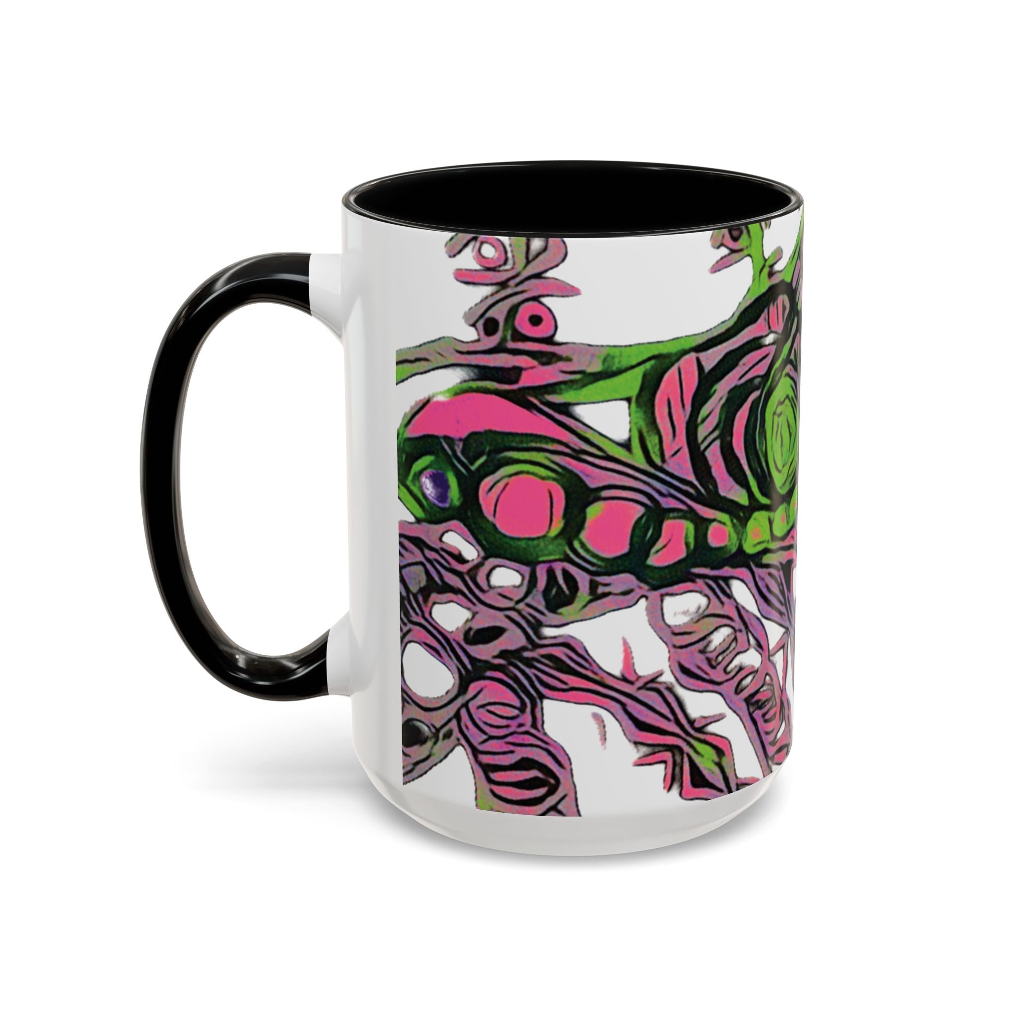 Vessel (Neon) Accent Coffee Mug (11oz, 15oz)