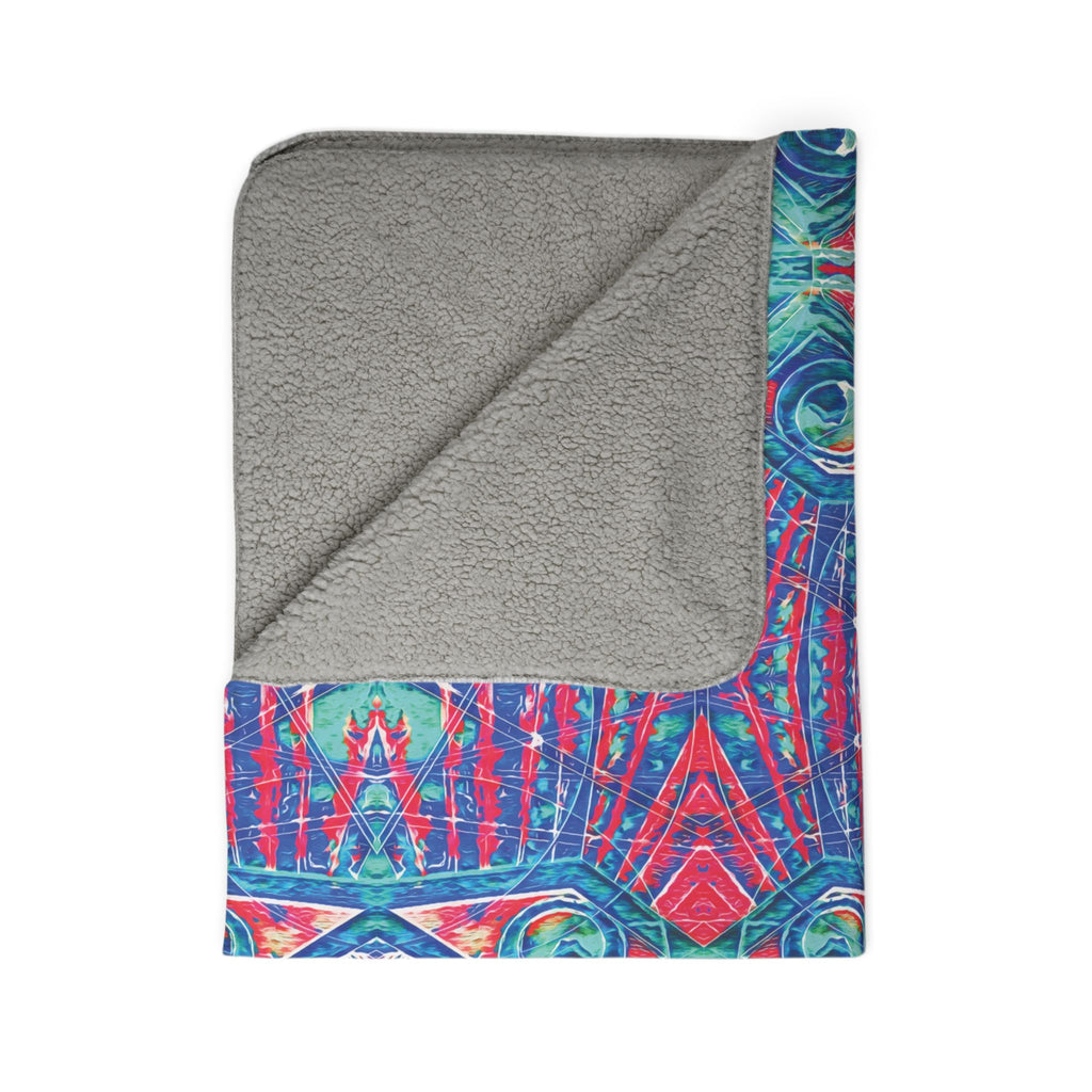 Love (Mirror, Clash) Fleece Sherpa Blanket