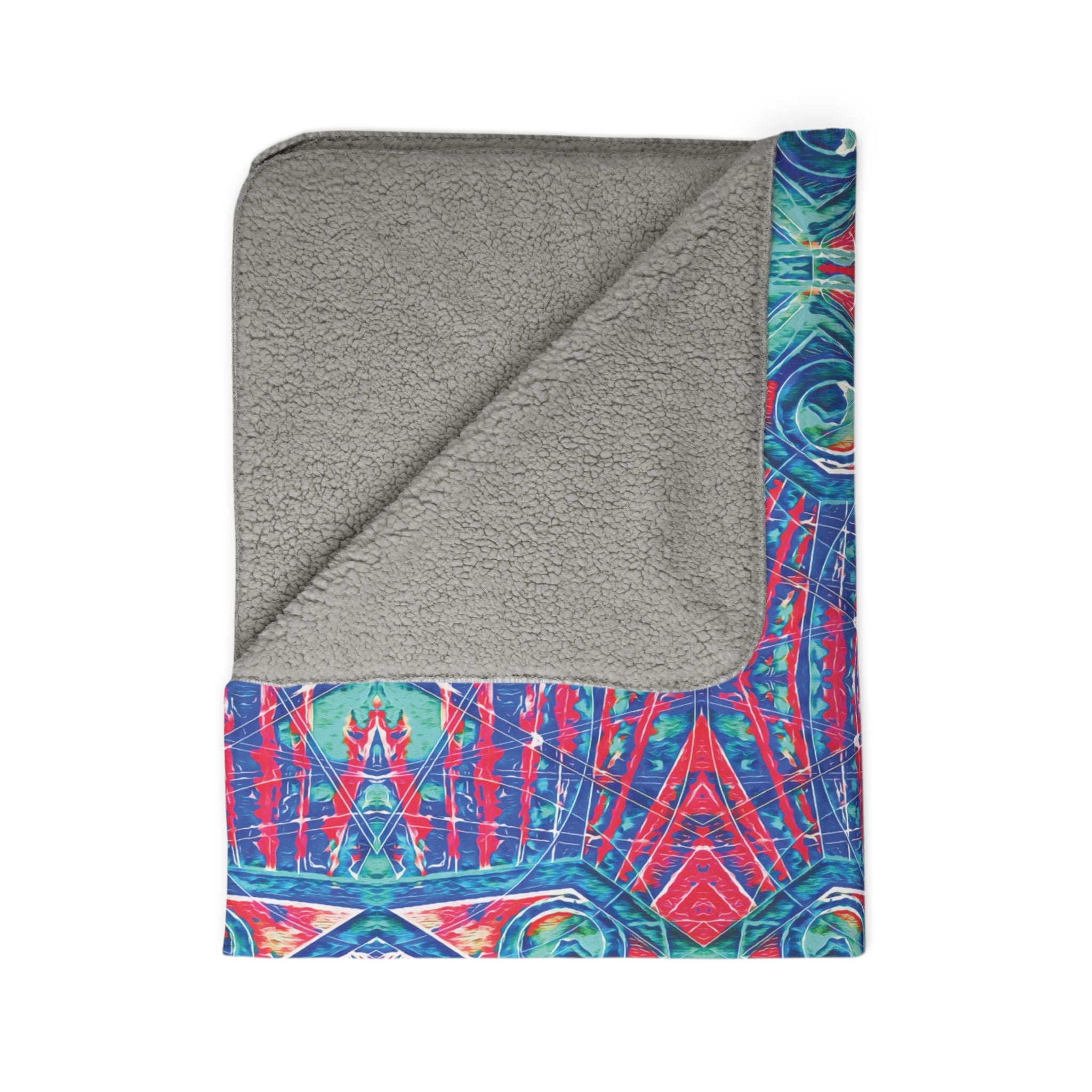 Love (Mirror, Clash) Fleece Sherpa Blanket