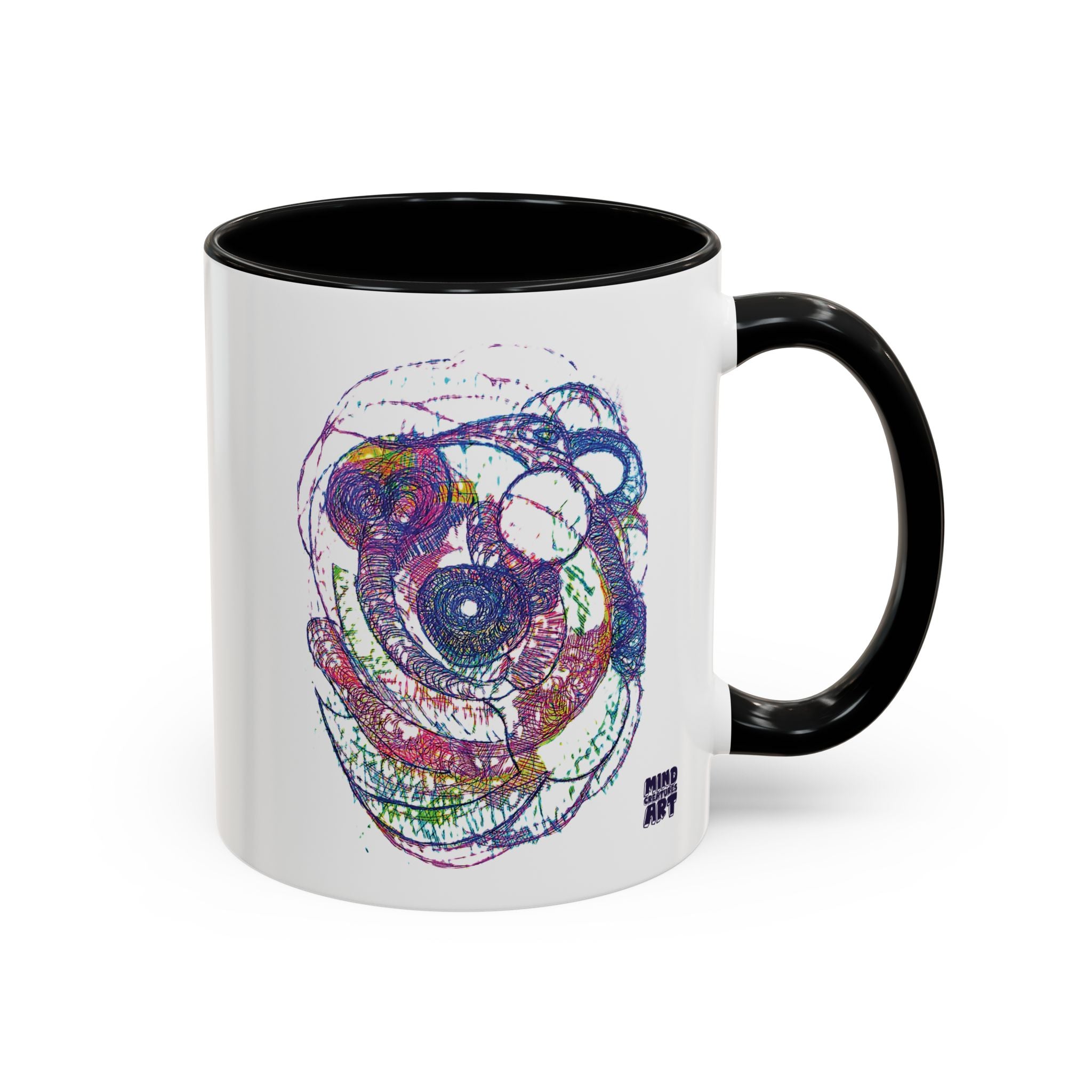 Spiraling Accent Coffee Mug (11oz, 15oz)
