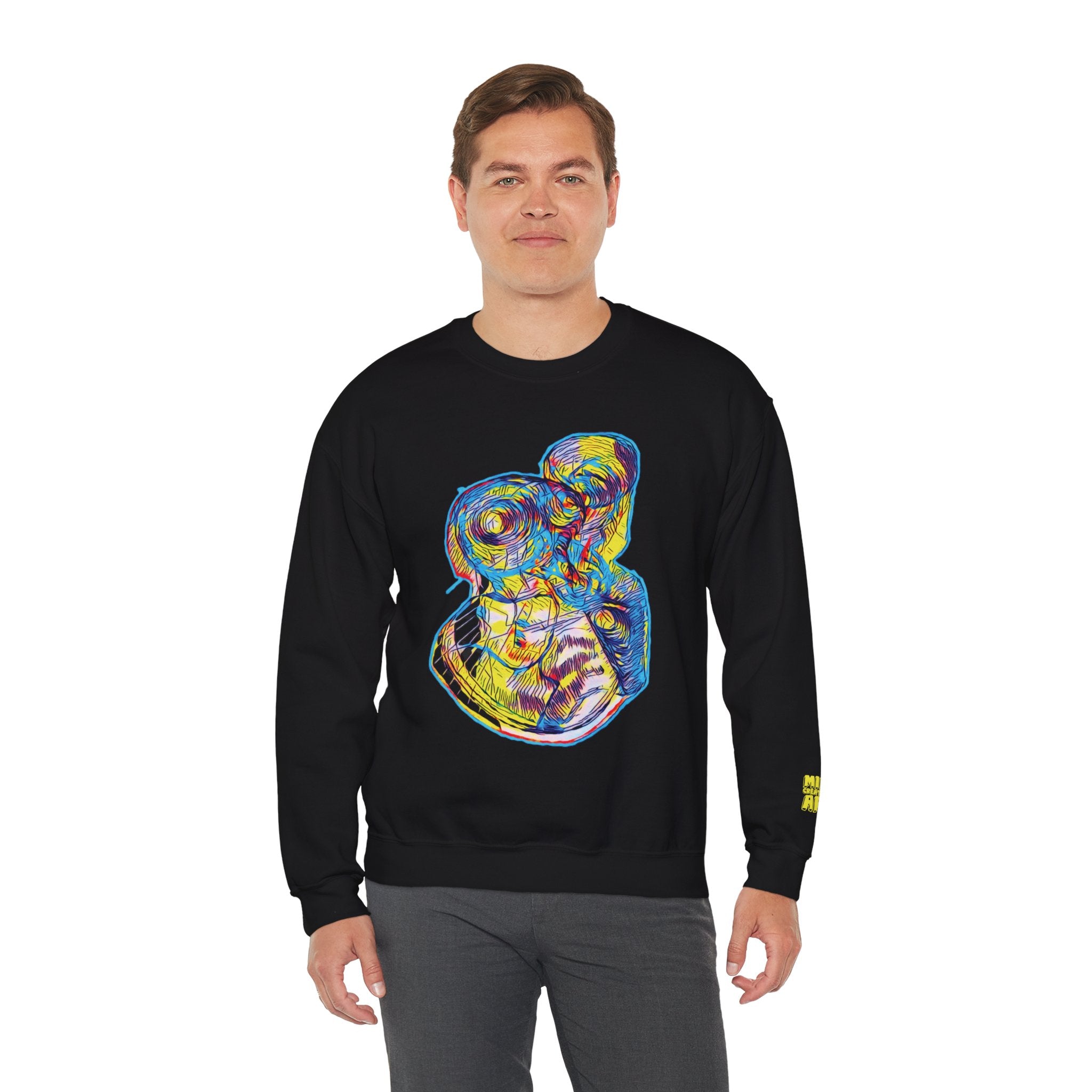 Curiosity (Neon) Unisex Heavy Blend™ Crewneck Sweatshirt