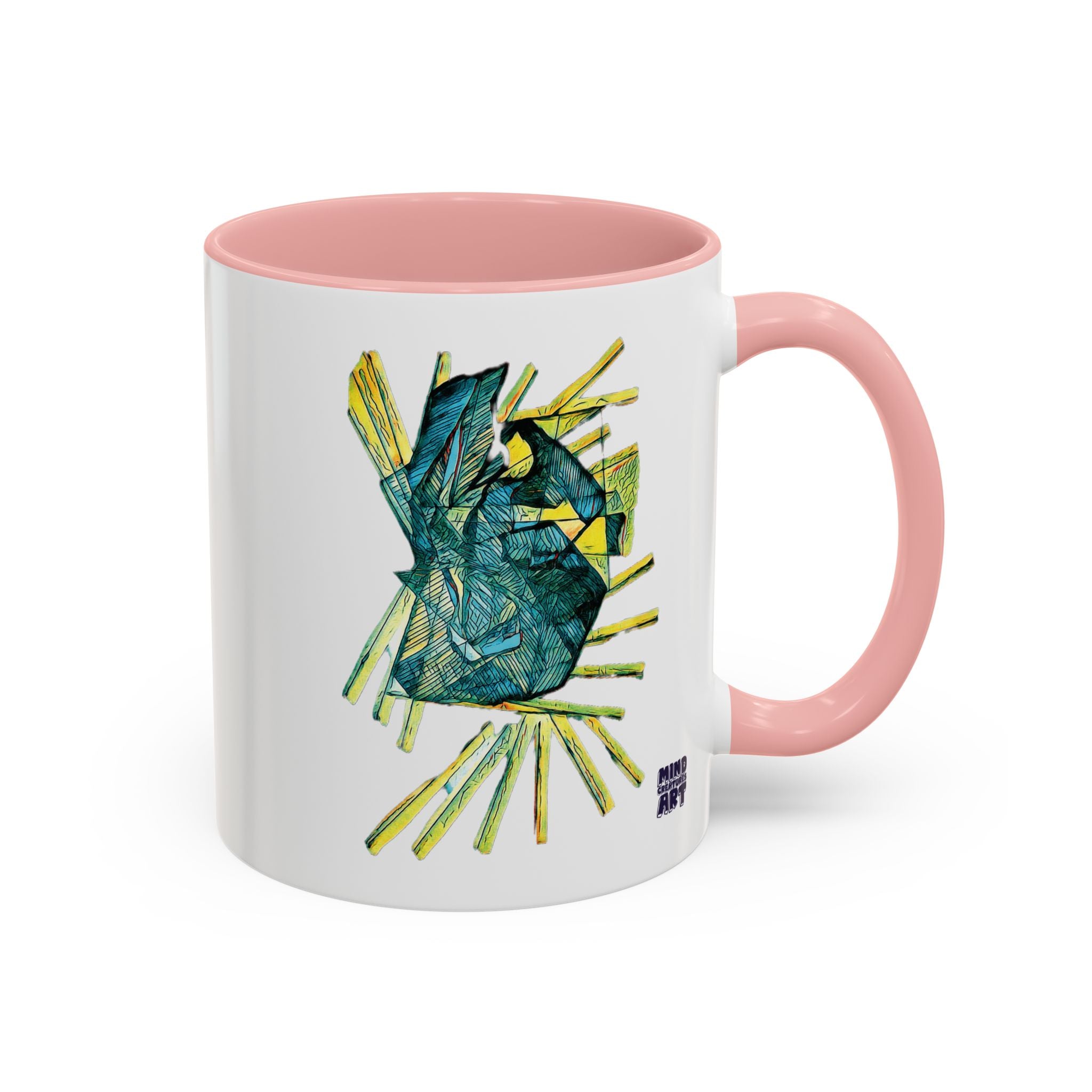 Lightspeed (Teal) Accent Coffee Mug (11oz, 15oz)