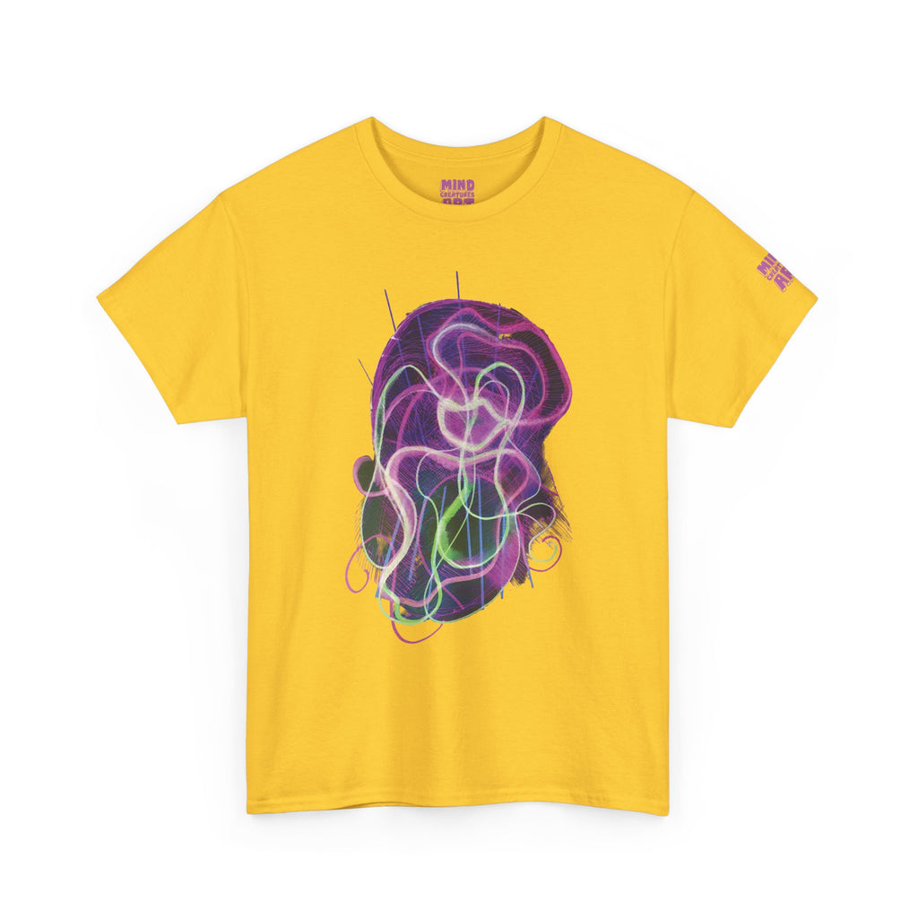 Davy Jones (Electric Purple) Unisex Heavy Cotton Tee