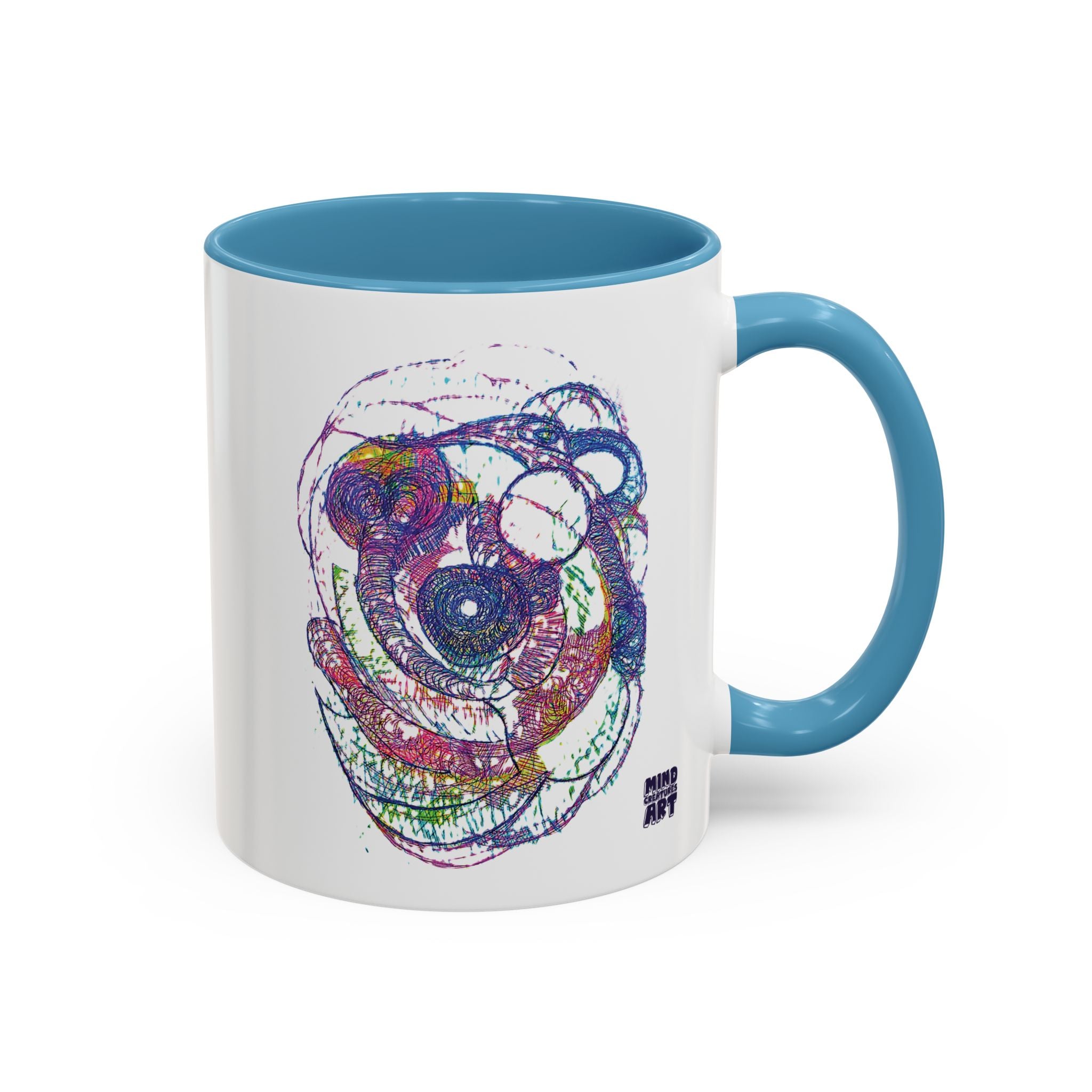 Spiraling Accent Coffee Mug (11oz, 15oz)