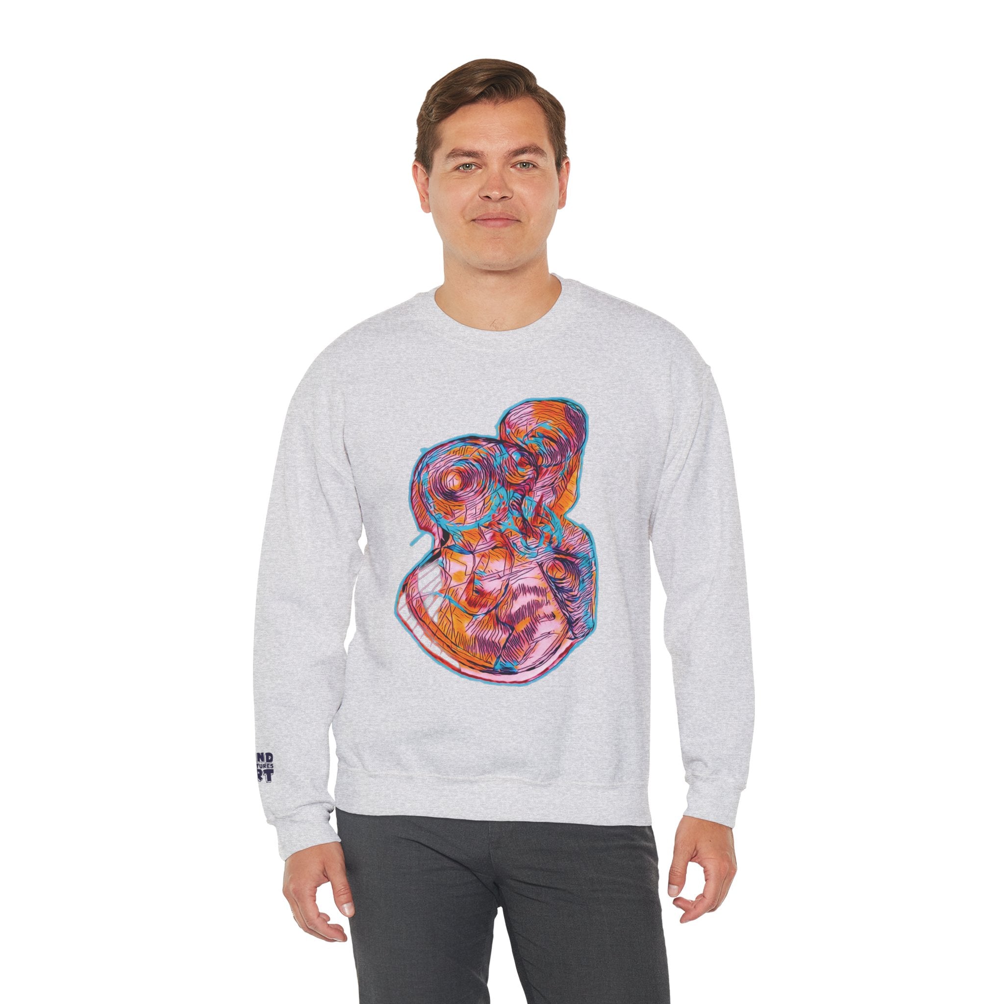 Curiosity (Pink) Unisex Heavy Blend™ Crewneck Sweatshirt