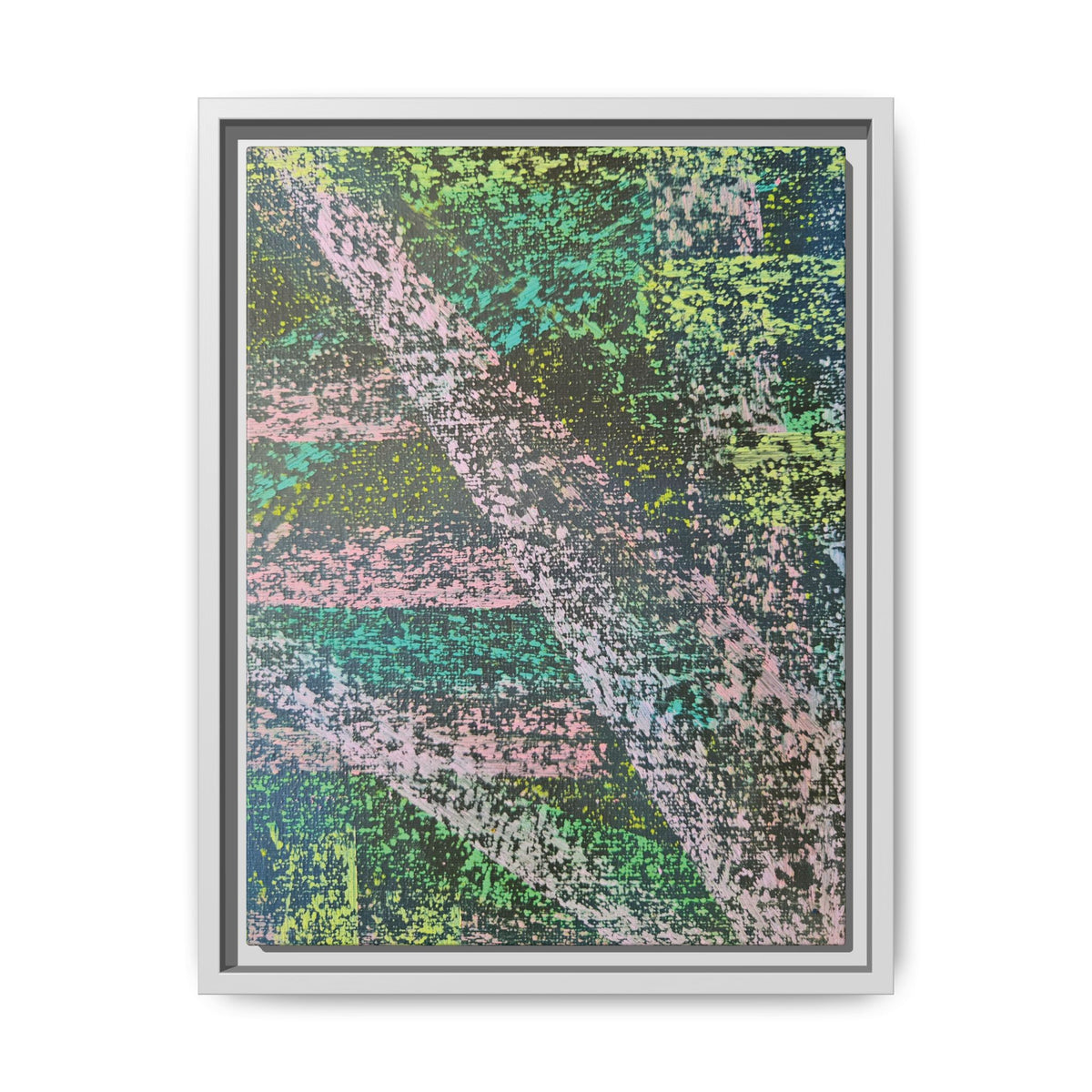 Stream Matte Canvas, Framed