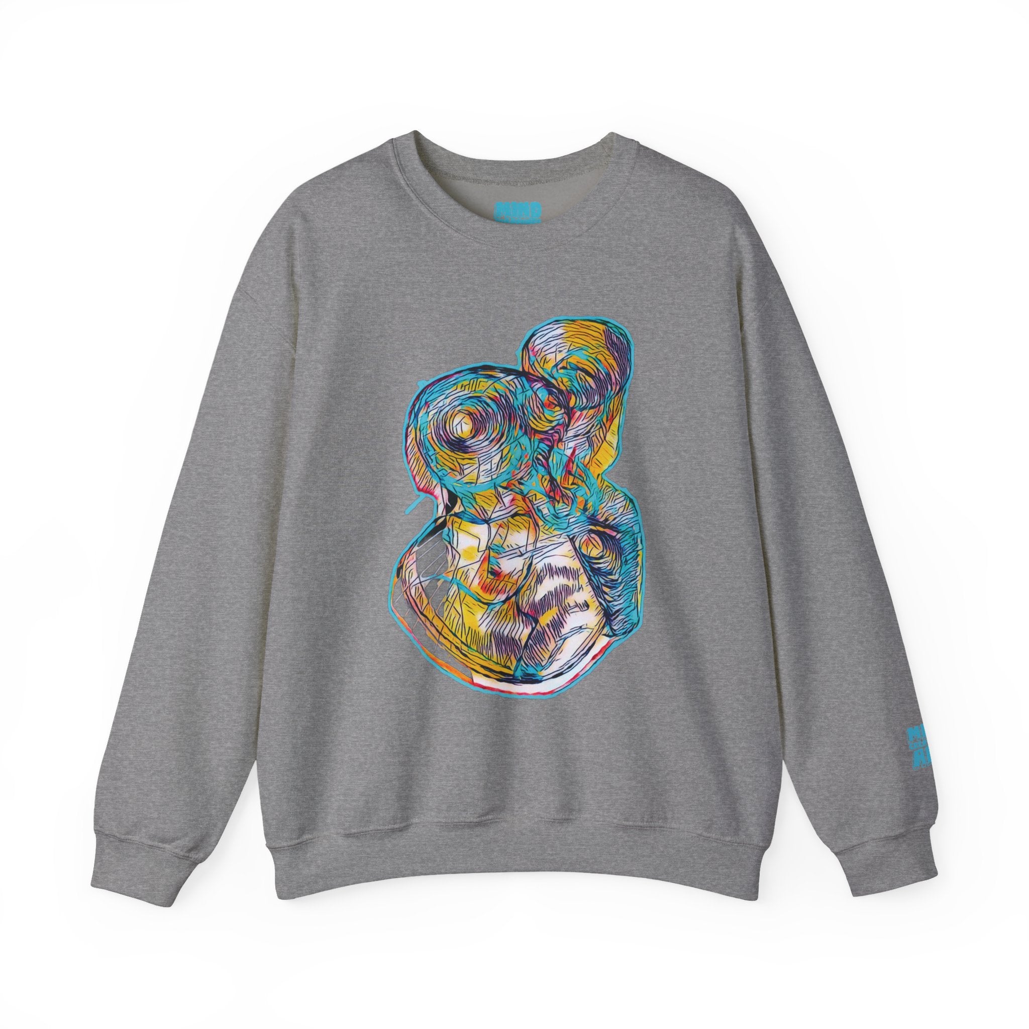 Curiosity (Aqua) Unisex Heavy Blend™ Crewneck Sweatshirt