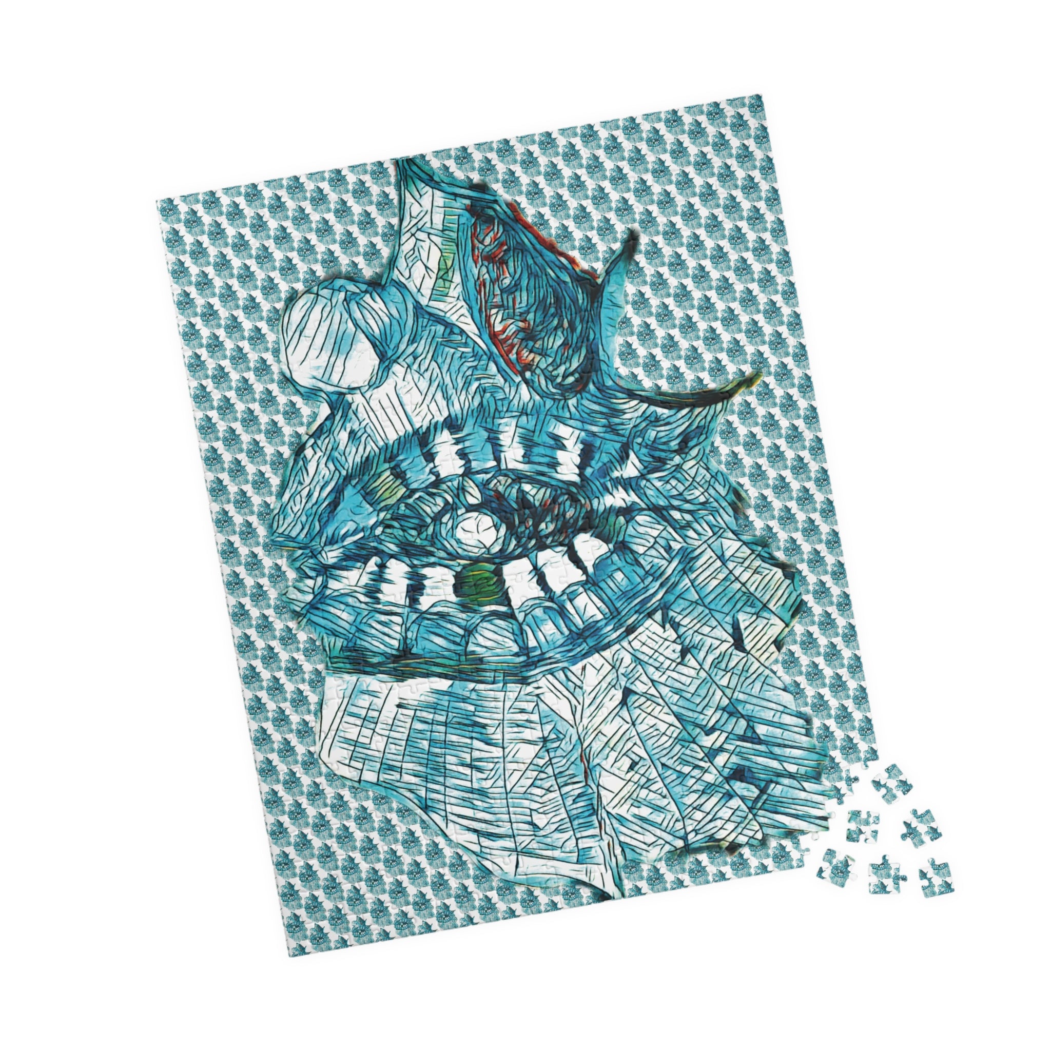 Hypnagogic (Blue) Puzzle (110, 252, 520, 1014-piece)