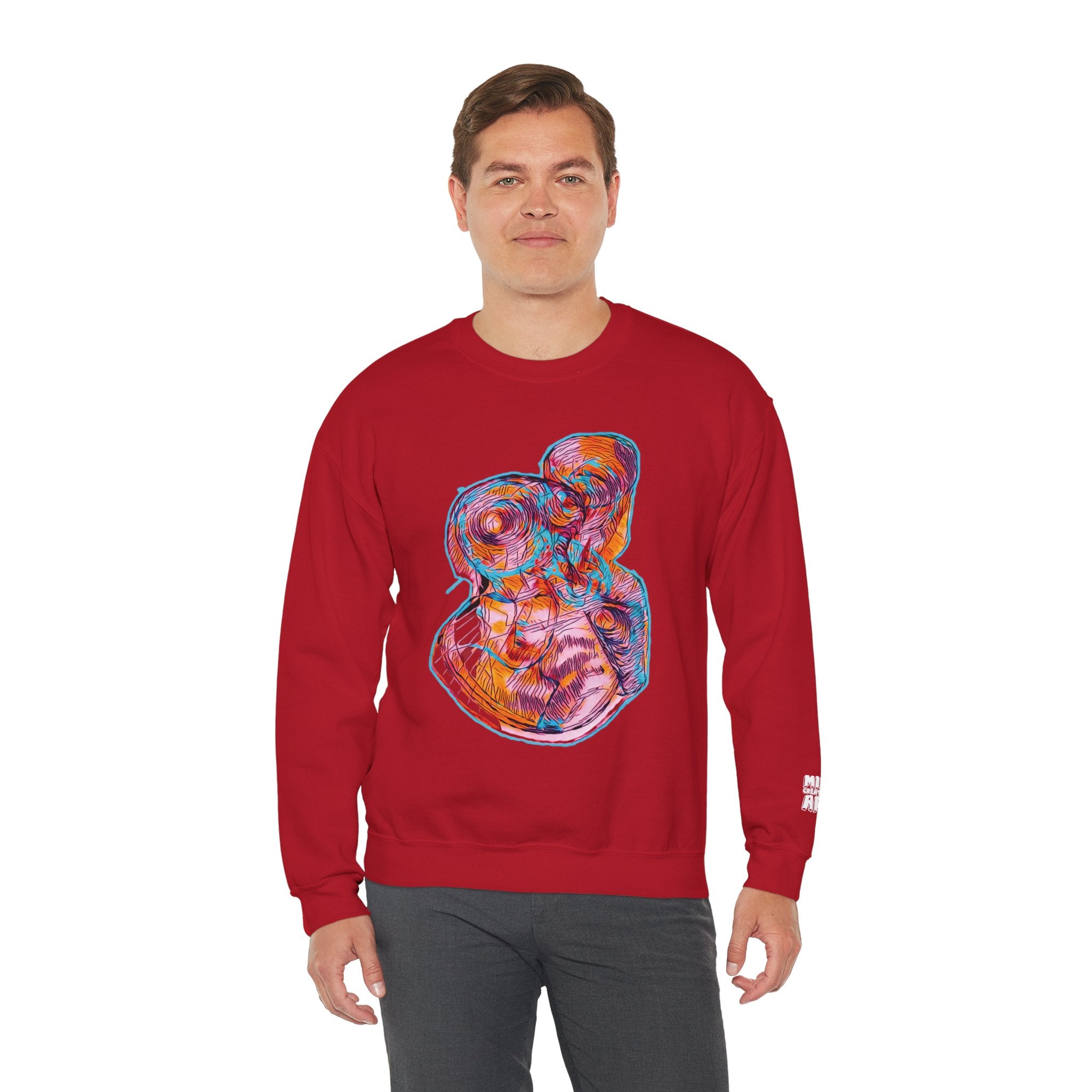 Curiosity (Pink) Unisex Heavy Blend™ Crewneck Sweatshirt