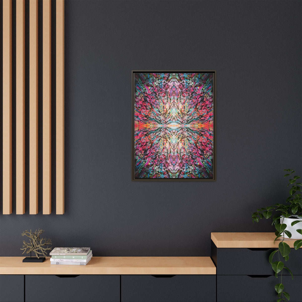 Thunder Matte Canvas, Framed