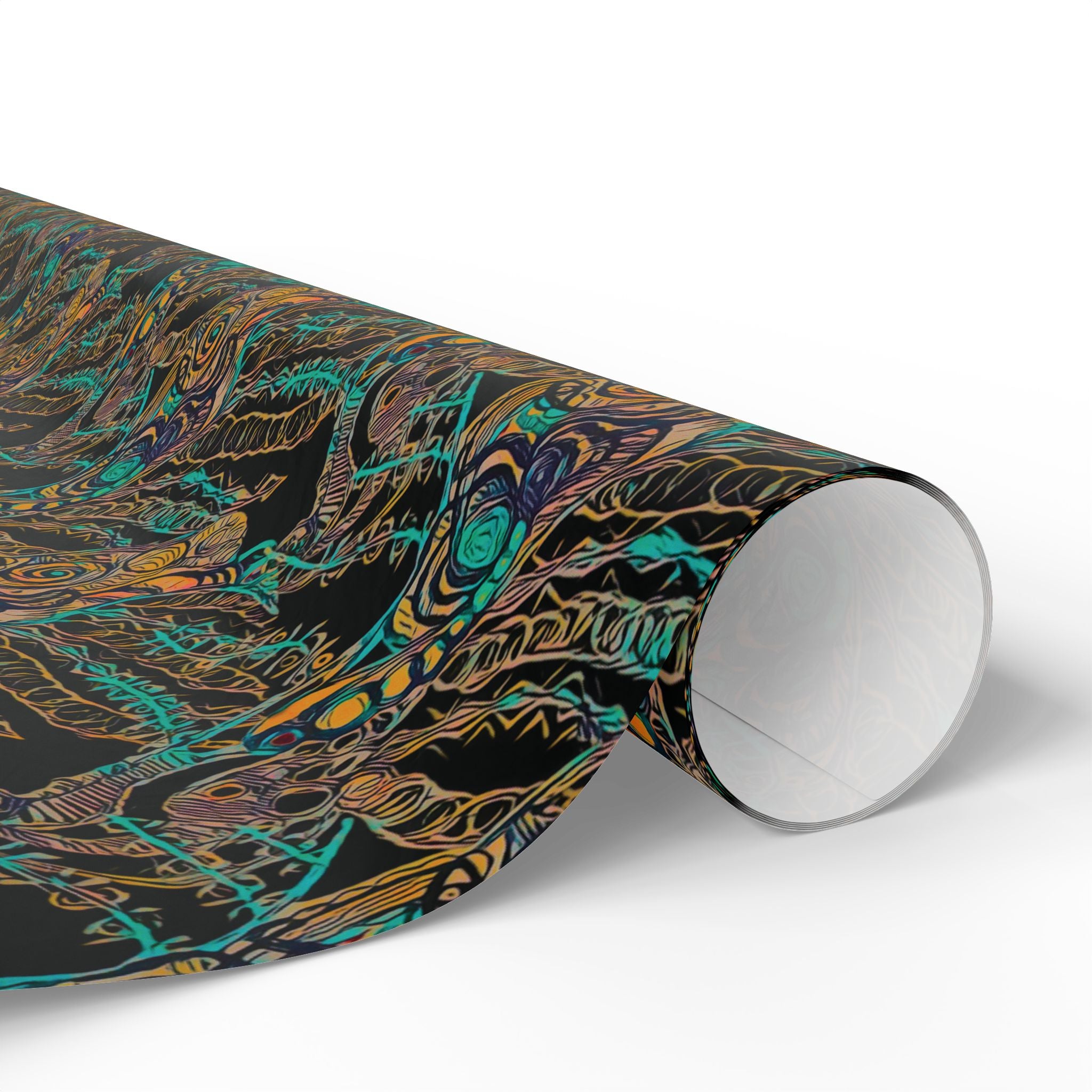 Vessel (Black Background) Heavy Wrapping Paper