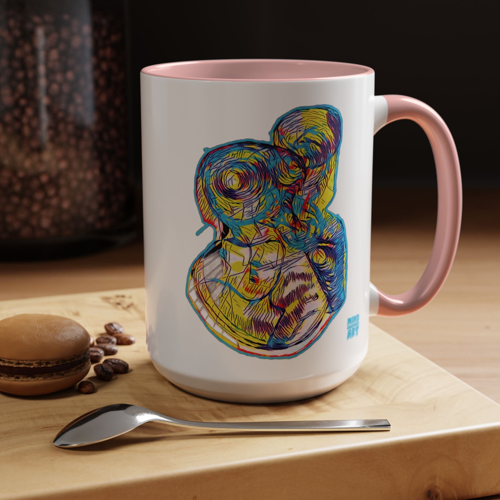 Curiosity (Neon) Accent Coffee Mug (11oz, 15oz)