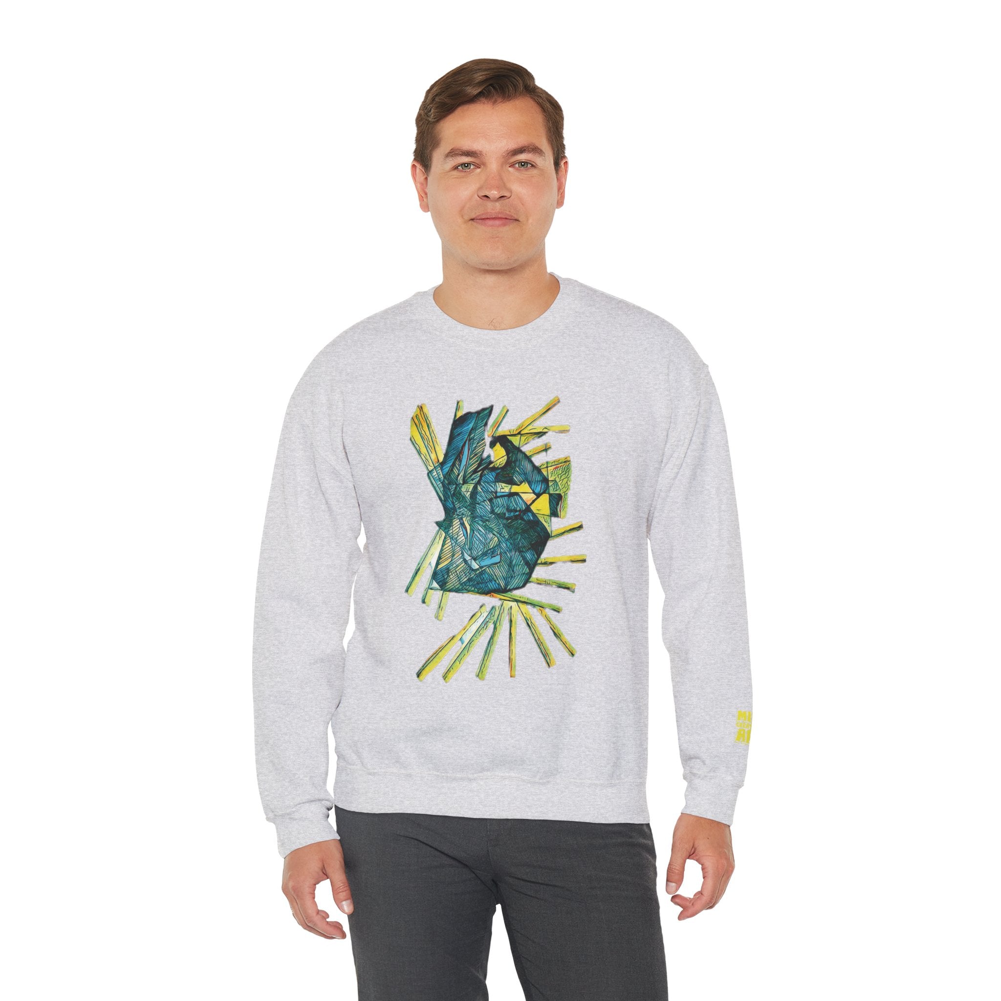 Lightspeed (Teal) Unisex Heavy Blend™ Crewneck Sweatshirt