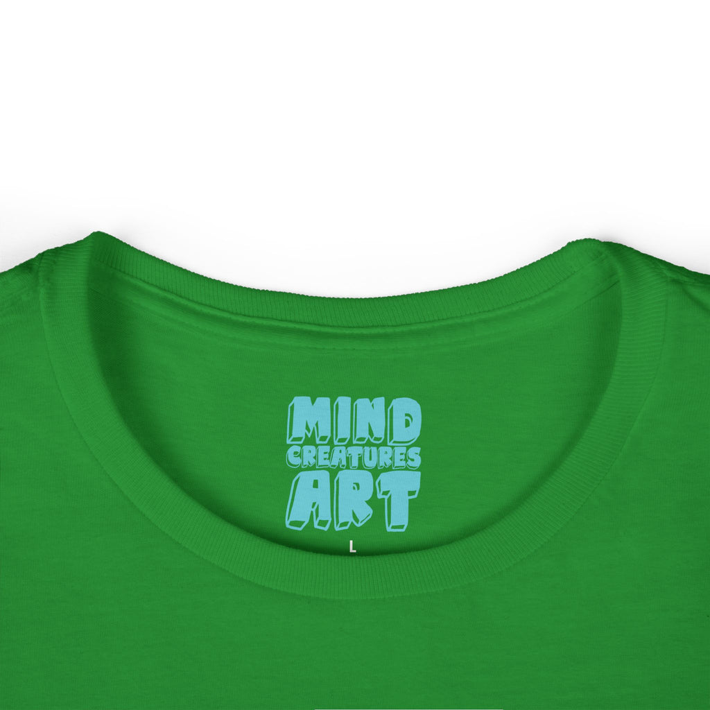 Davy Jones (Electric Green & Blue) Women's Softstyle Tee