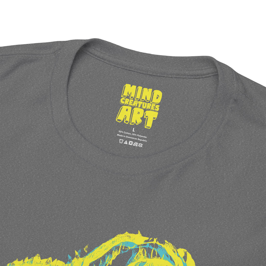 Exploration (Blur, Yellow & Blue) Unisex Heavy Cotton Tee