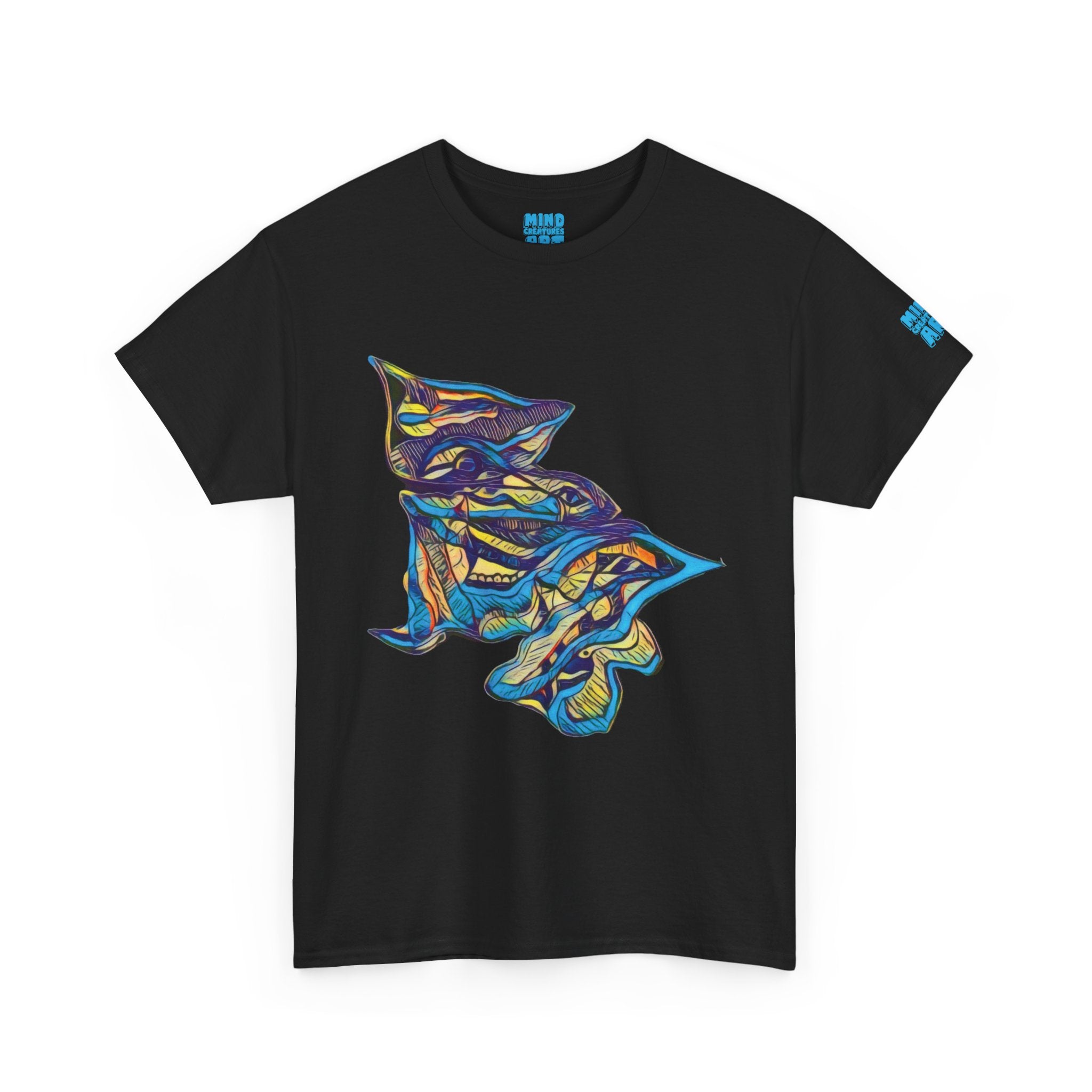 Cheshire (Blue & Yellow) Unisex Heavy Cotton Tee