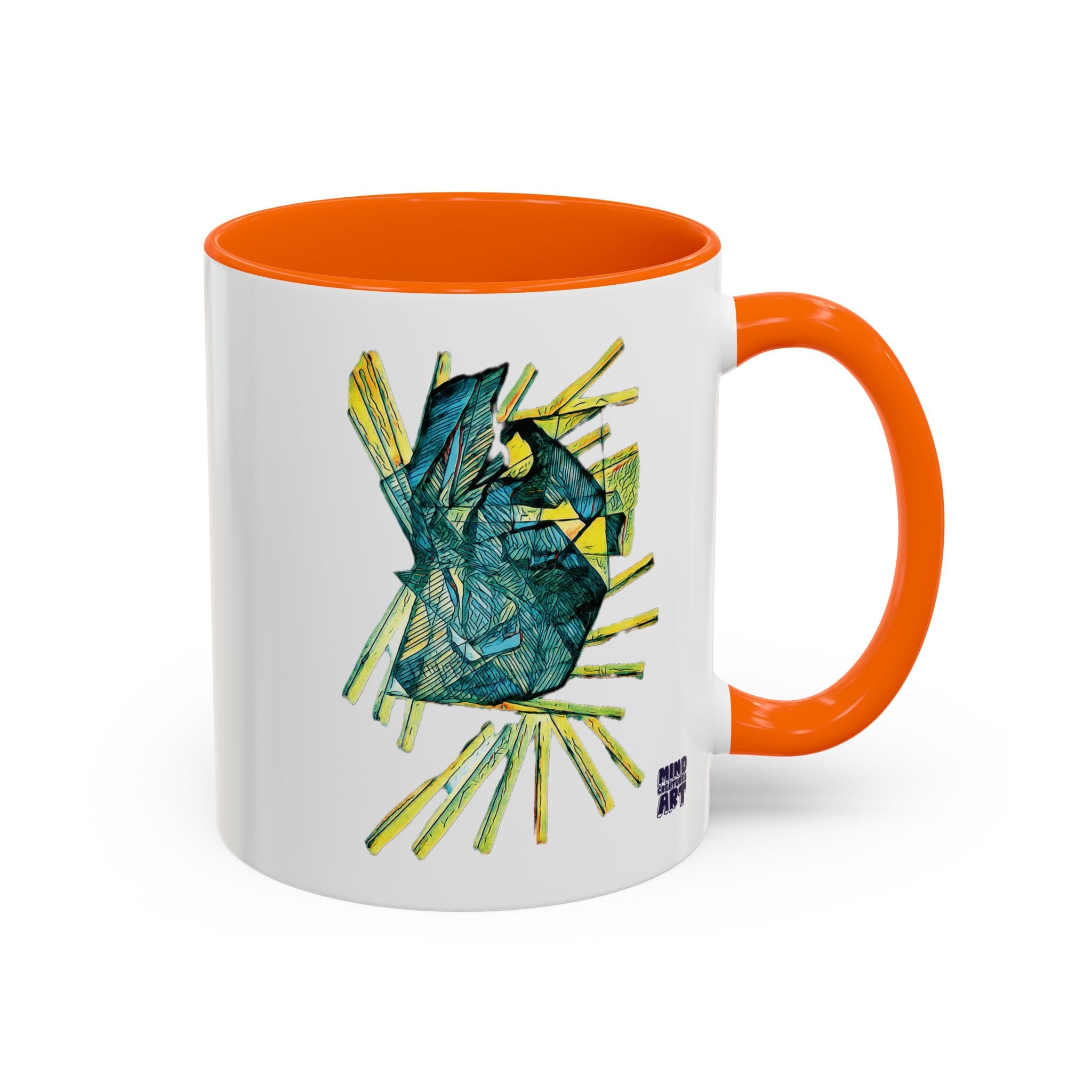 Lightspeed (Teal) Accent Coffee Mug (11oz, 15oz)