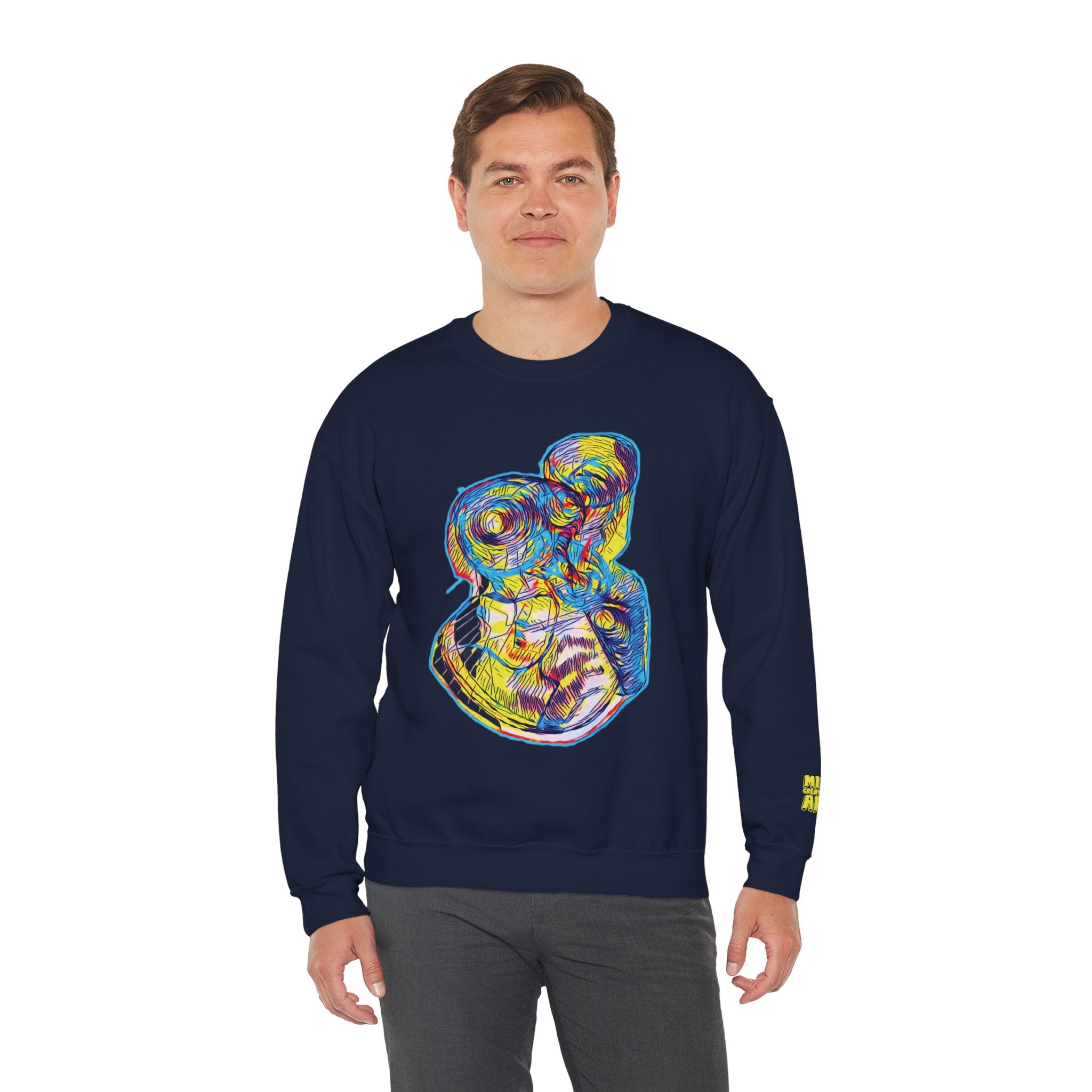 Curiosity (Neon) Unisex Heavy Blend™ Crewneck Sweatshirt