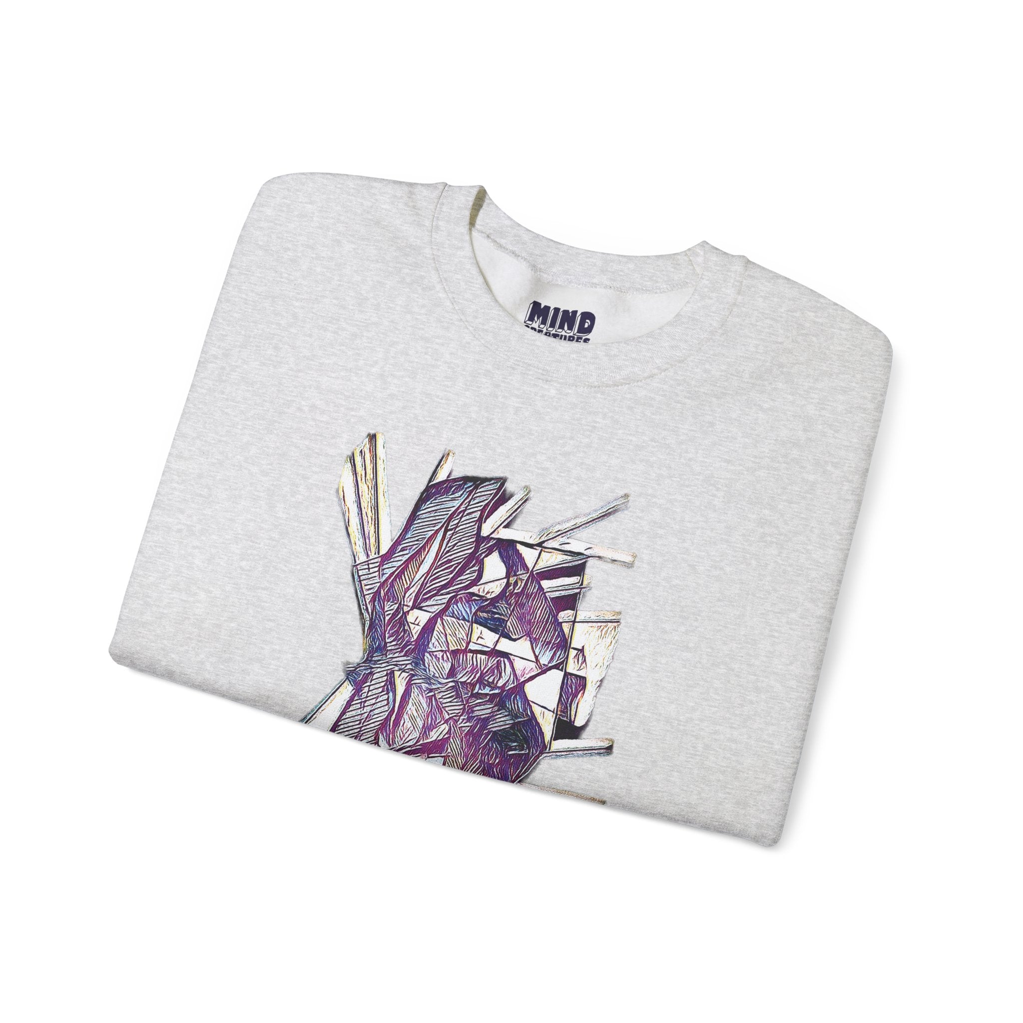 Lightspeed (Purple) Unisex Heavy Blend™ Crewneck Sweatshirt