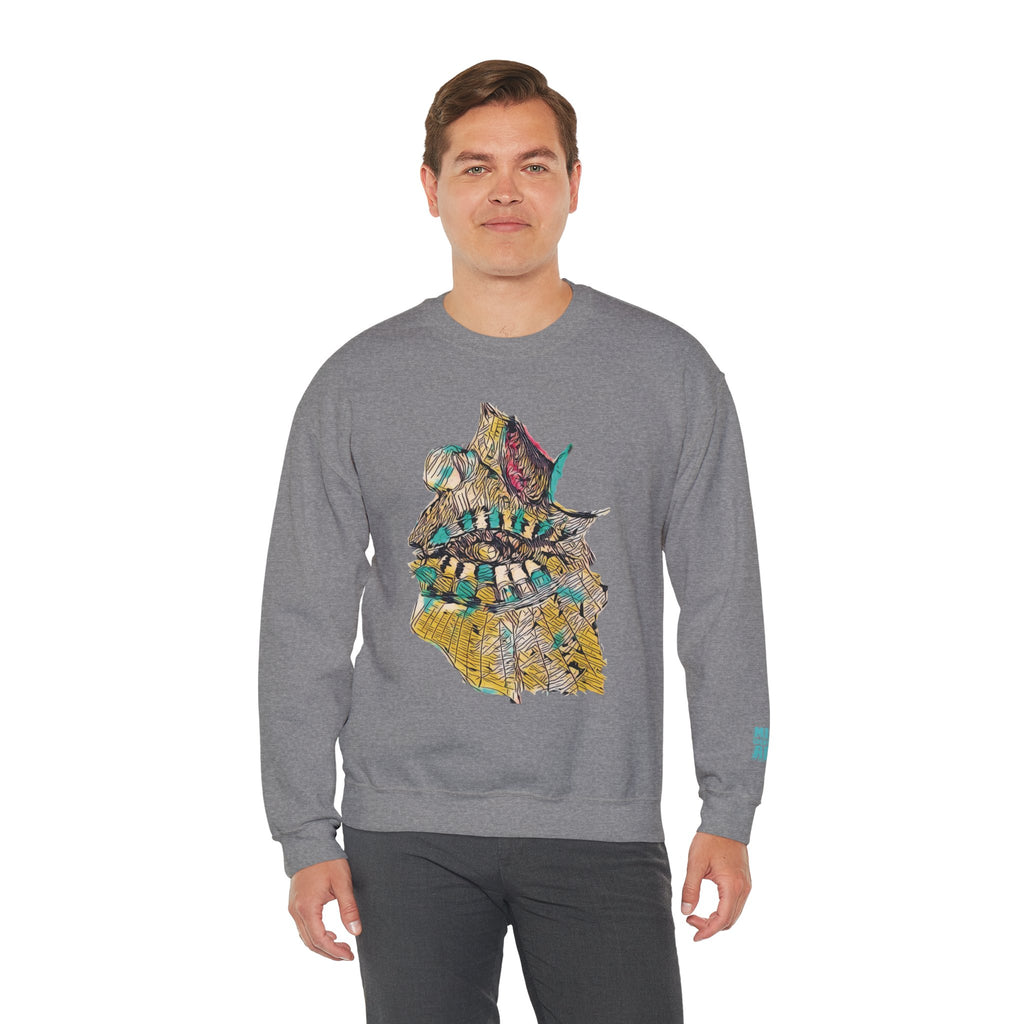 Hypnagogic (Gold) Unisex Heavy Blend™ Crewneck Sweatshirt