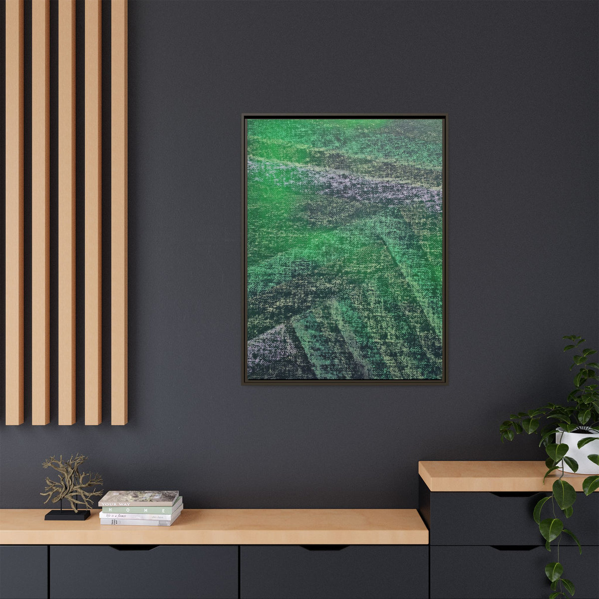 Voice (V3) Matte Canvas, Framed