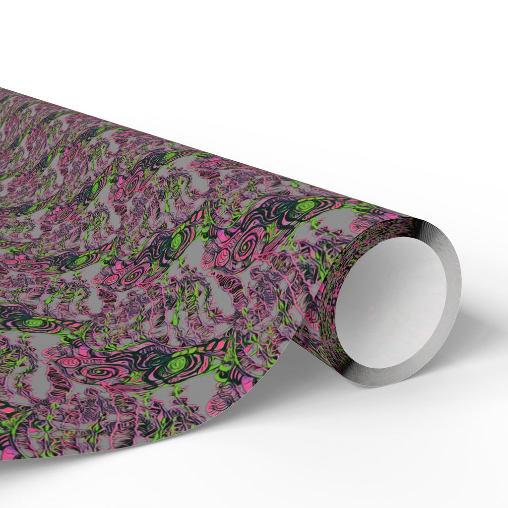 Vessel (Neon, Gray Background) Heavy Wrapping Paper