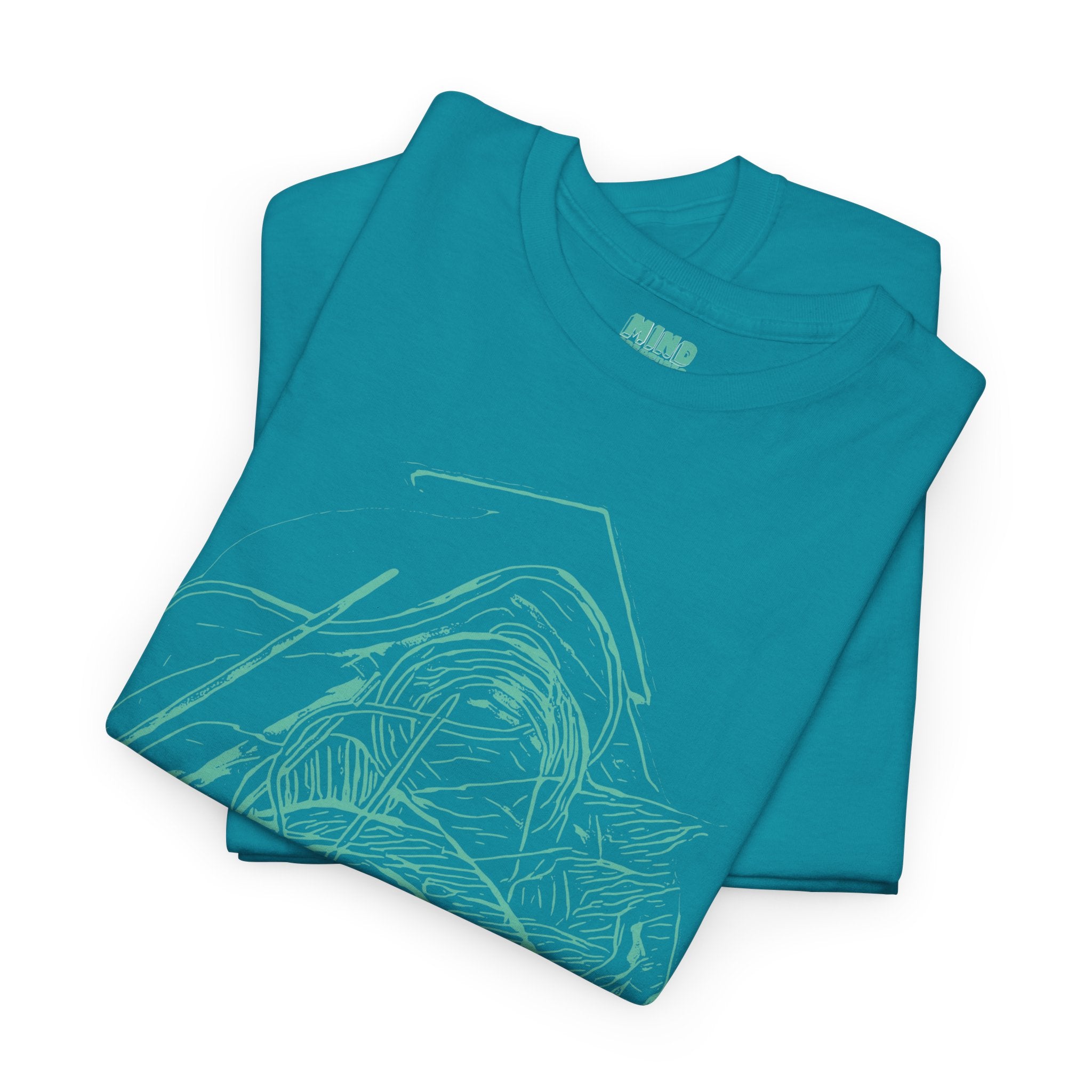 Dive Reflex (Teal) Unisex Heavy Cotton Tee