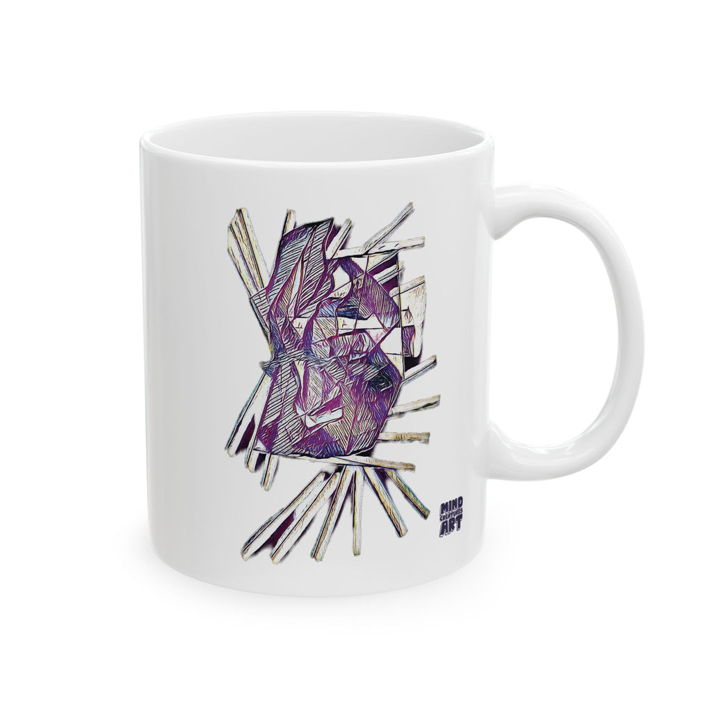 Lightspeed (Purple) White Ceramic Mug, (11oz, 15oz)
