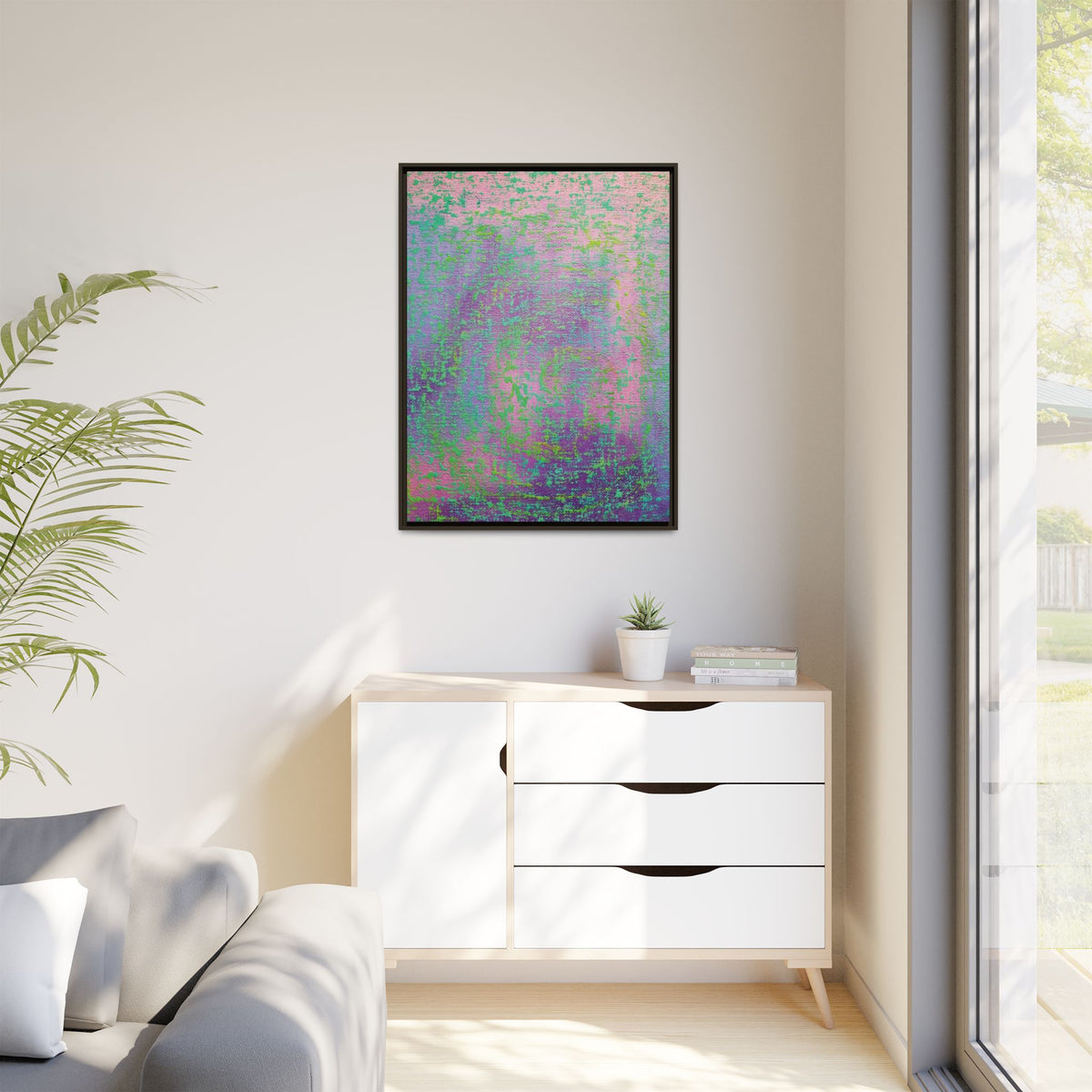 Unicorn Matte Canvas, Framed