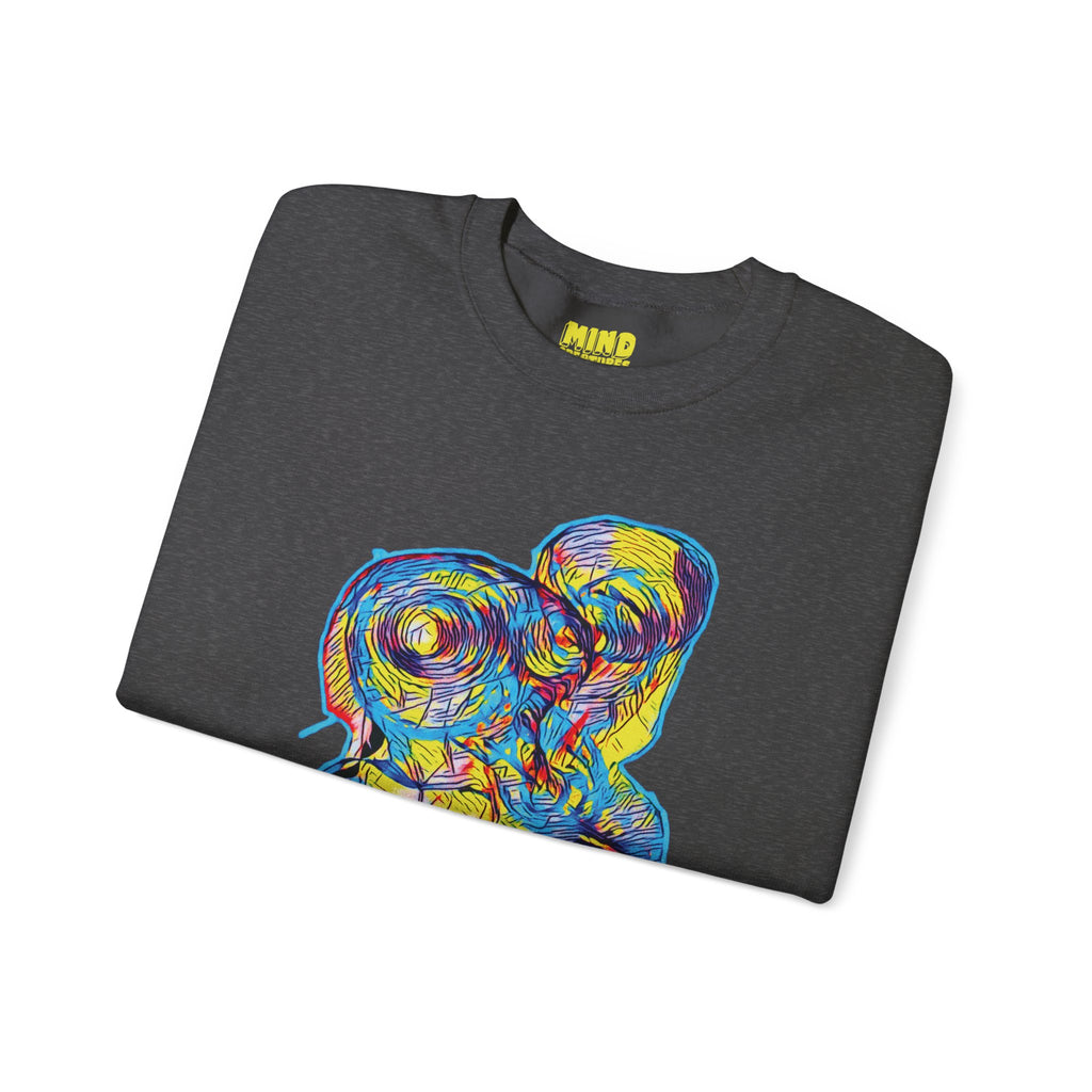 Curiosity (Neon) Unisex Heavy Blend™ Crewneck Sweatshirt